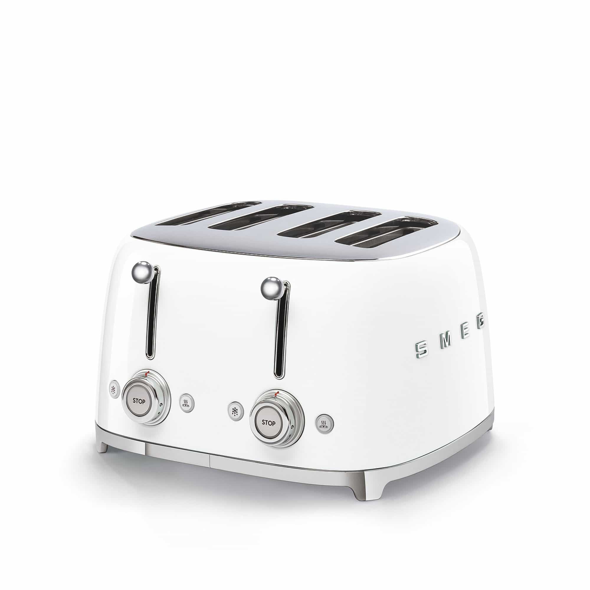Smeg 4 Slot Toaster White