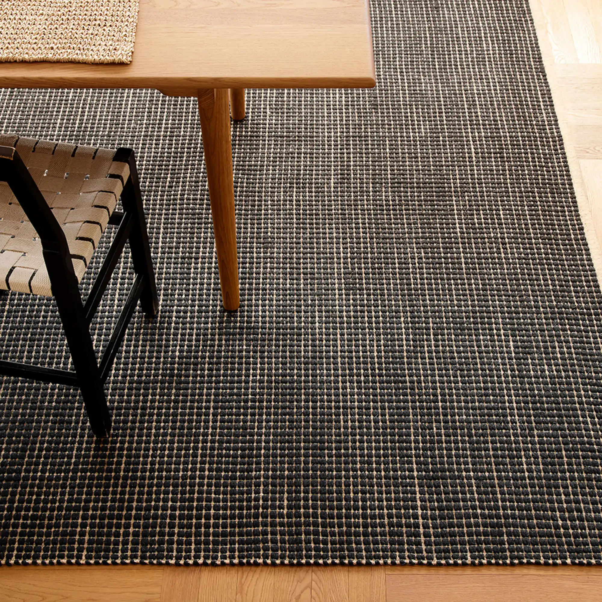 Bengal - Jute/wool 200x300, Black