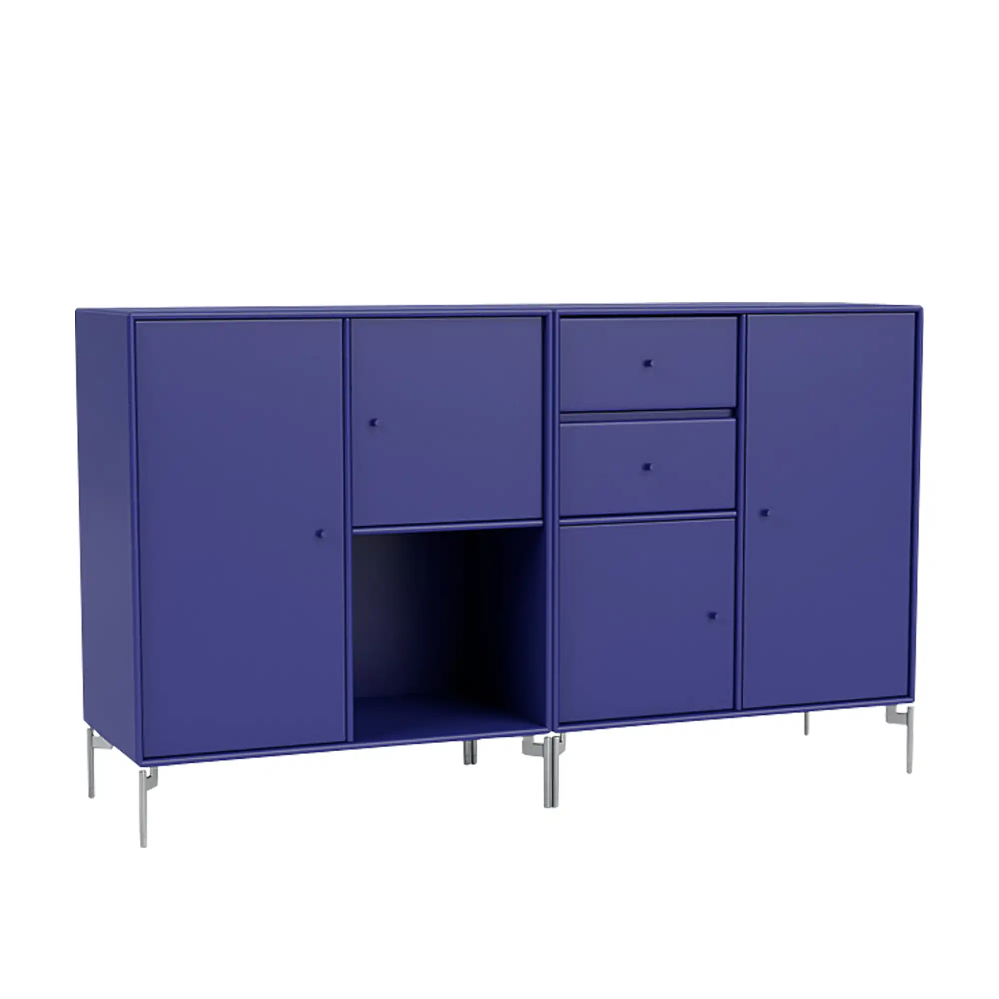 Couple Sideboard - Monarch / Matt Chrome Legs