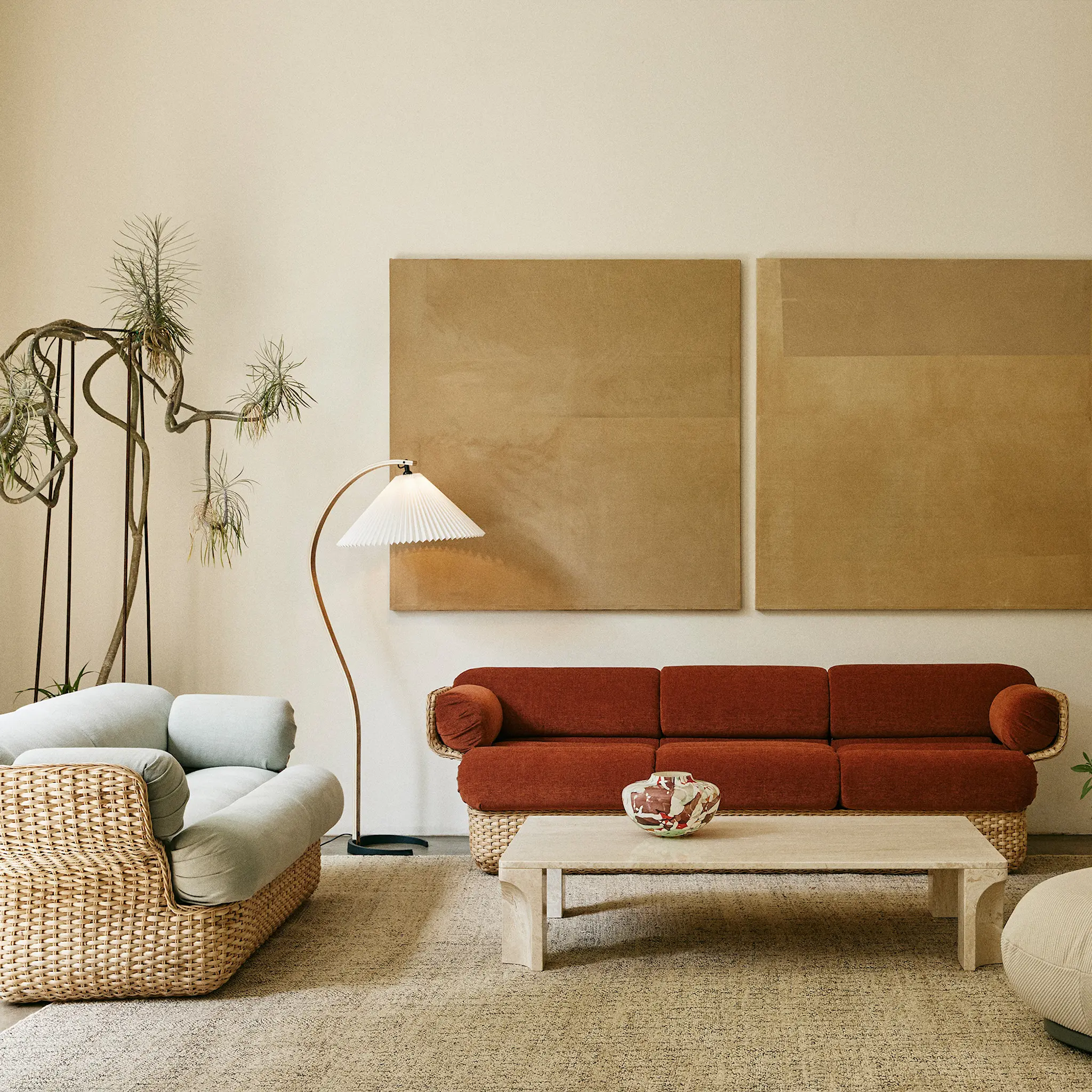 Basket 3-seters sofa