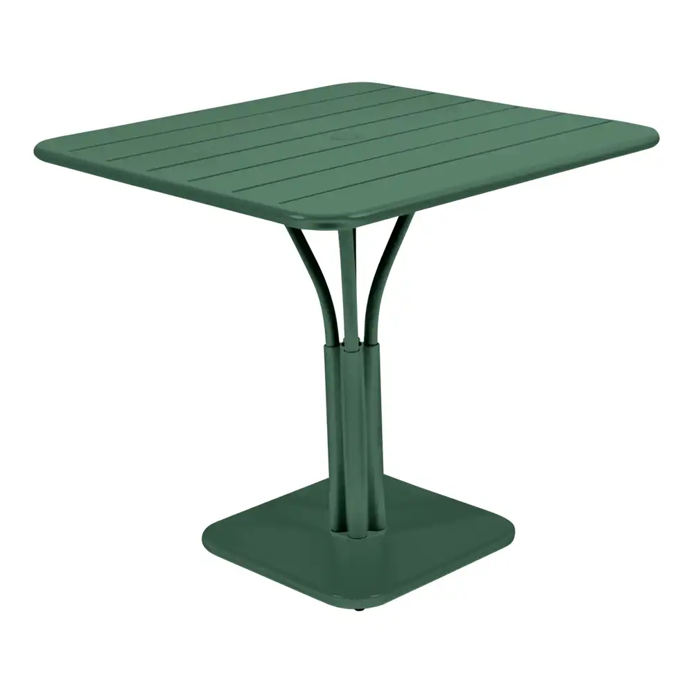 Luxembourg Pedestal Table 80x80 cm Cedar Green 02