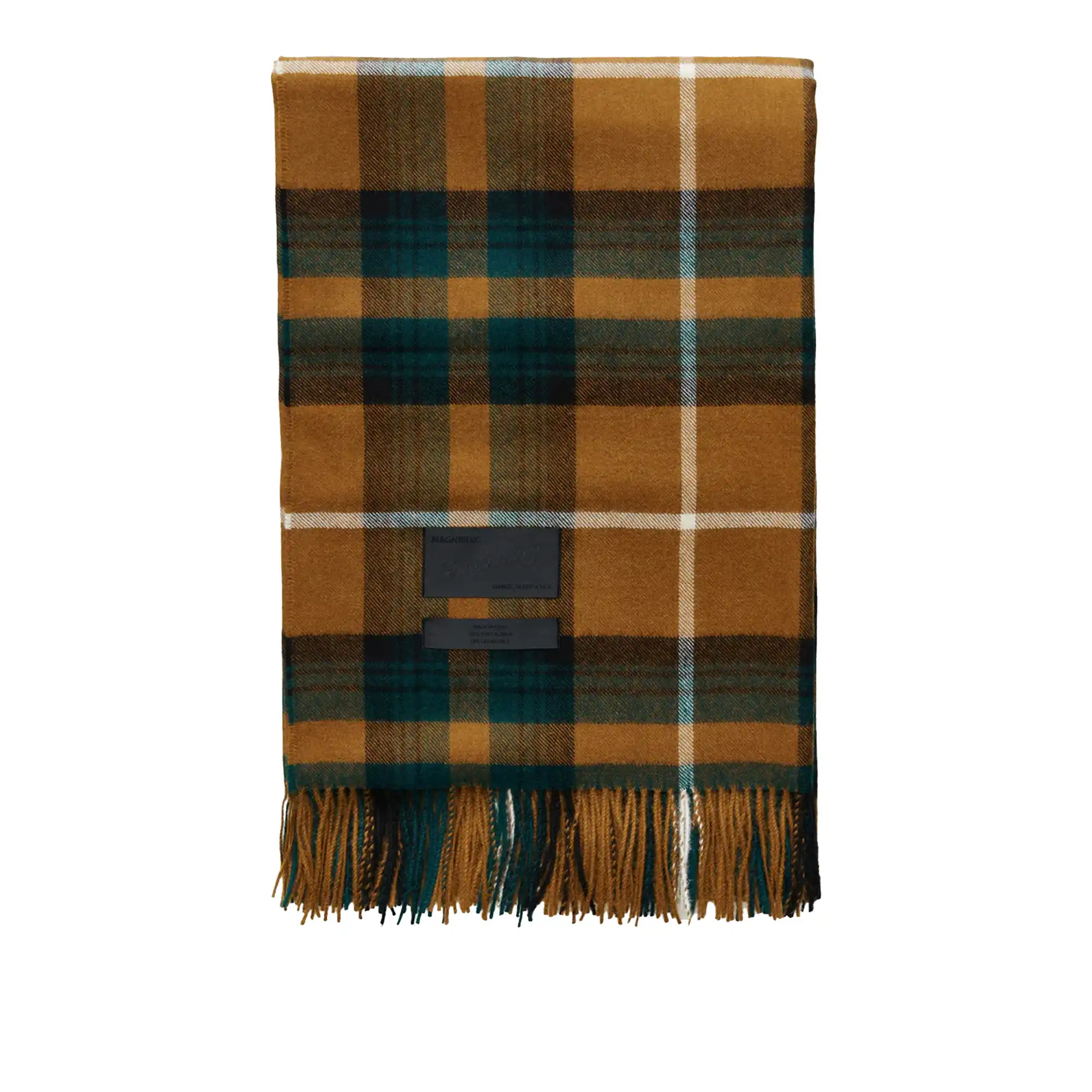 Queen Blanket - Camel Tartan