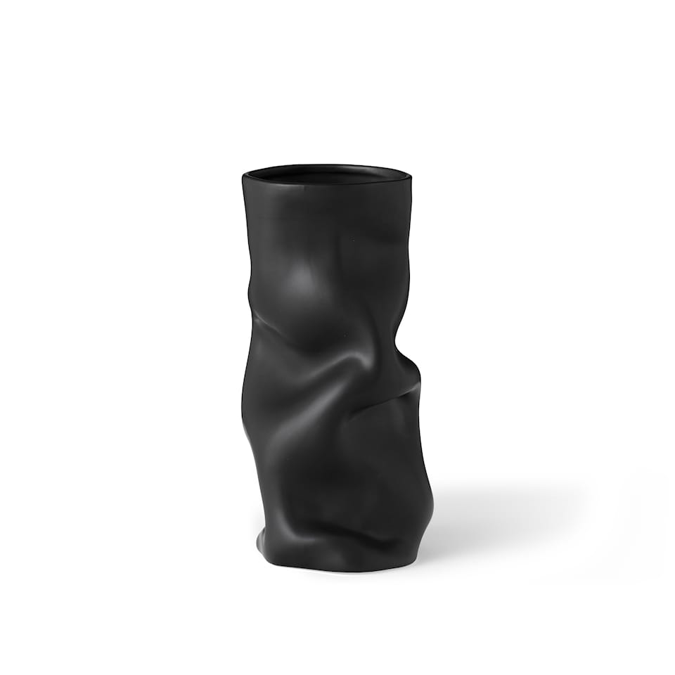 Collapse Vase Black