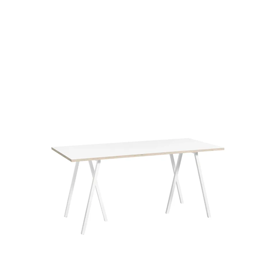 Loop Stand Table with Support - White - 160 x 77,5 cm