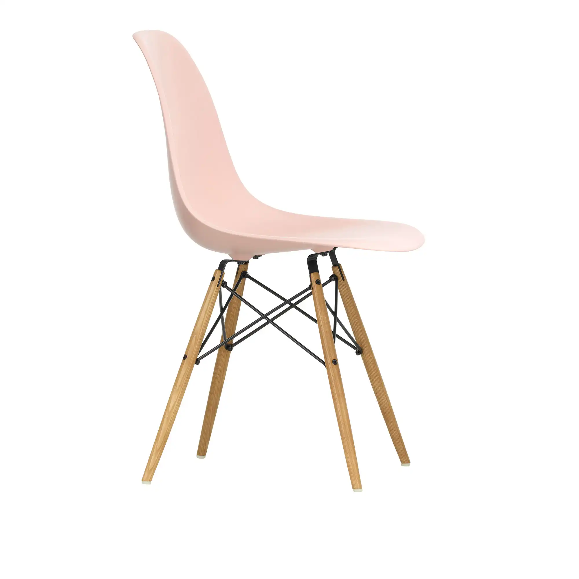 Eames Plastic Chair DSW - 41 Pale Rose - Ash Honey Tone