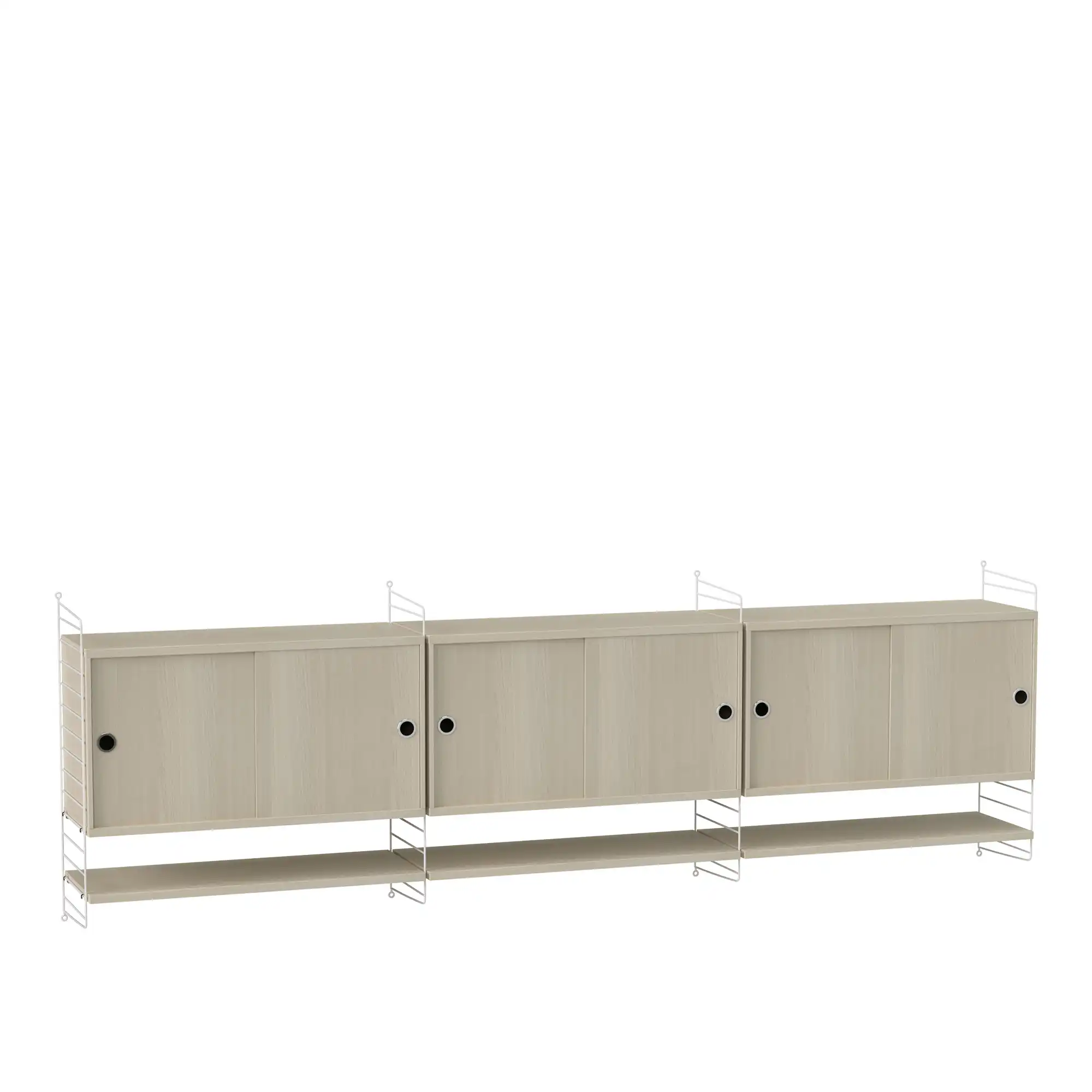 Stue hyllesystem E ask/hvit