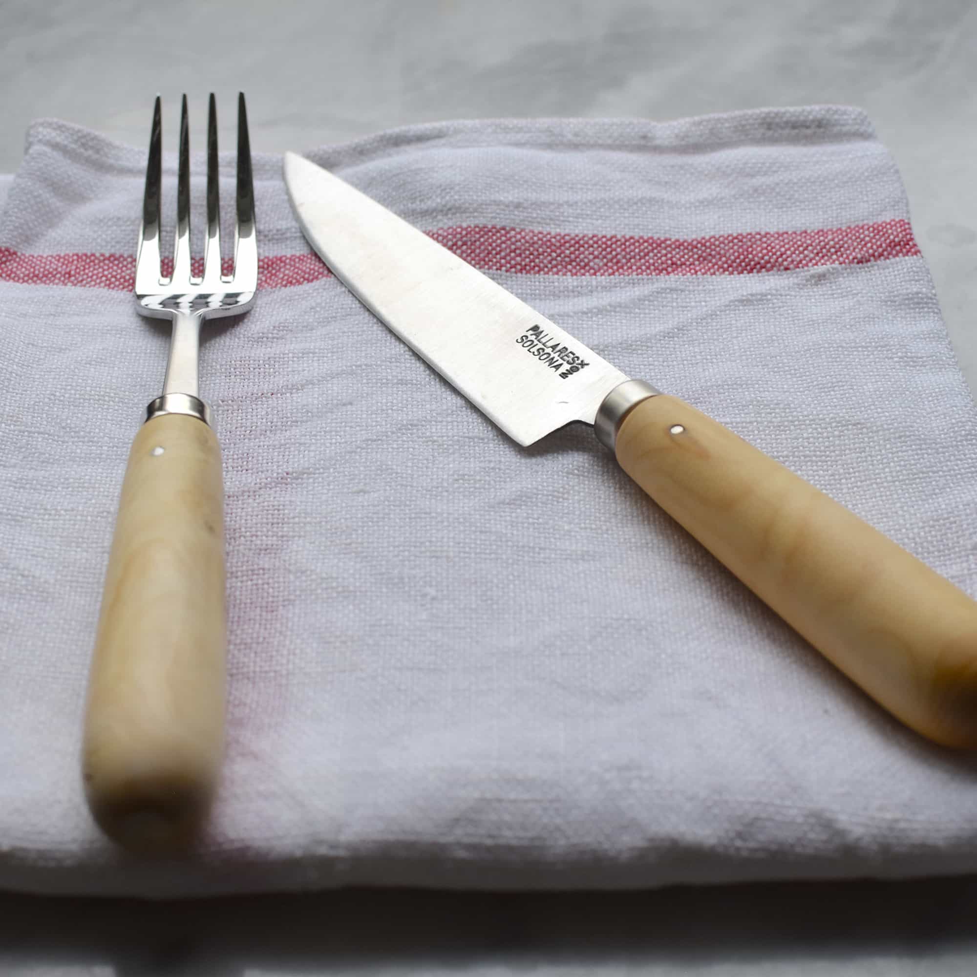 Pallarés kniv og gaffel
