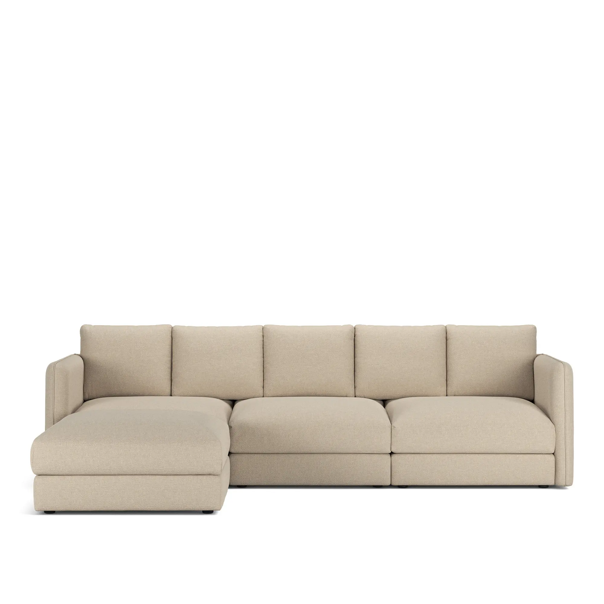 Pavarotti 02 3-seters sofa med fotskammel