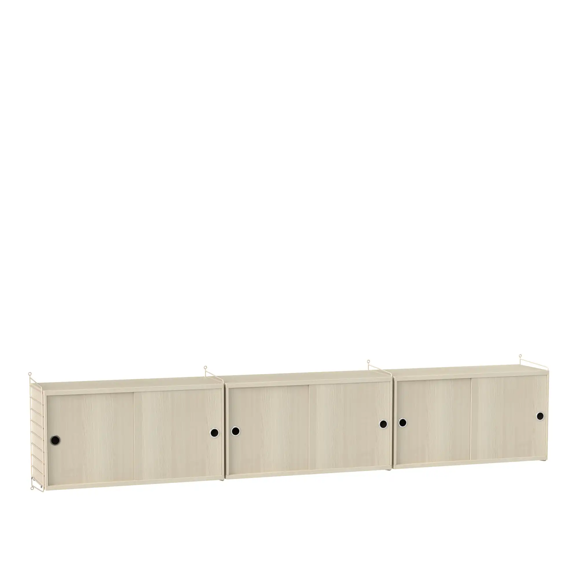 Stue hyllesystem D ask/beige