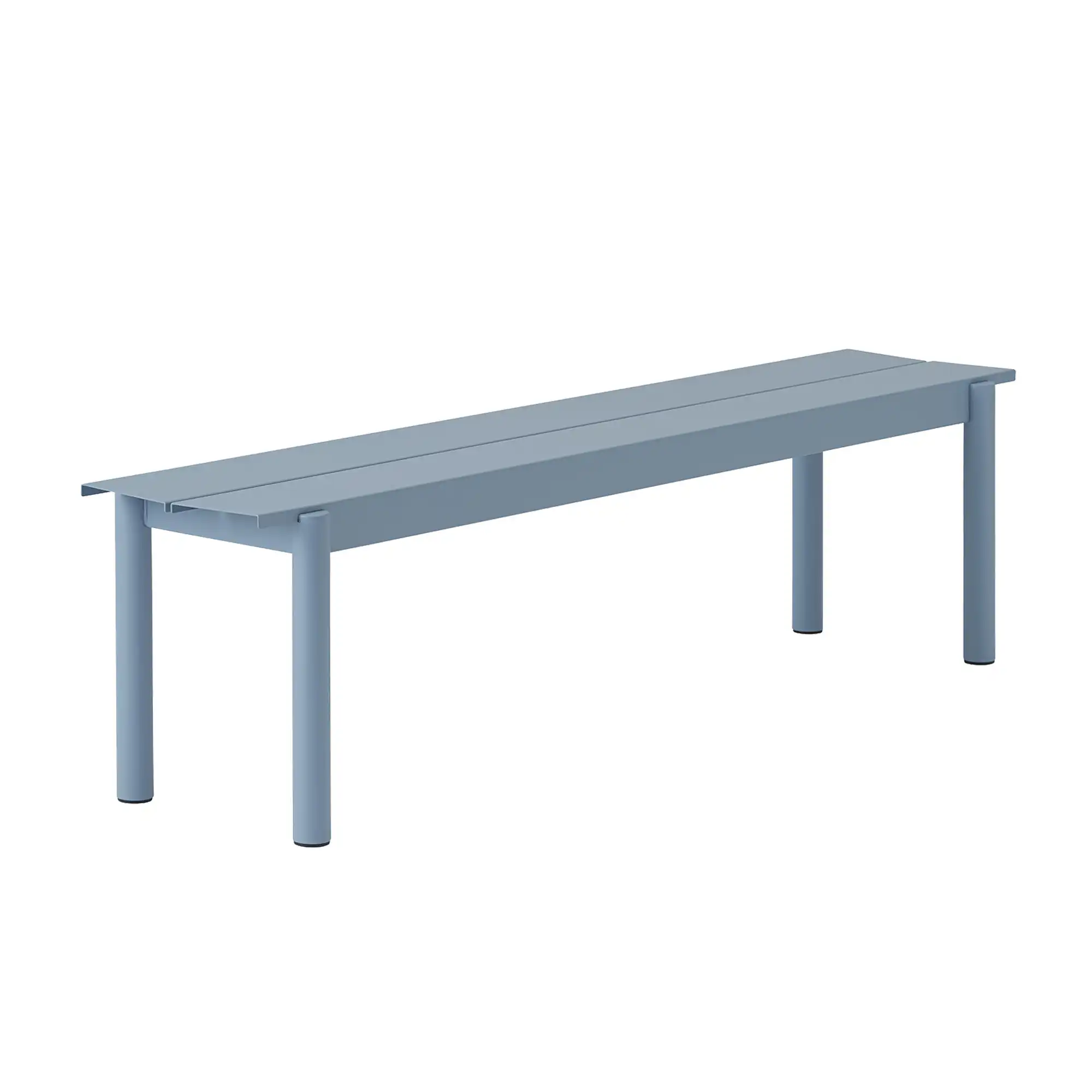 Linear Steel Bench 170 cm Pale Blue