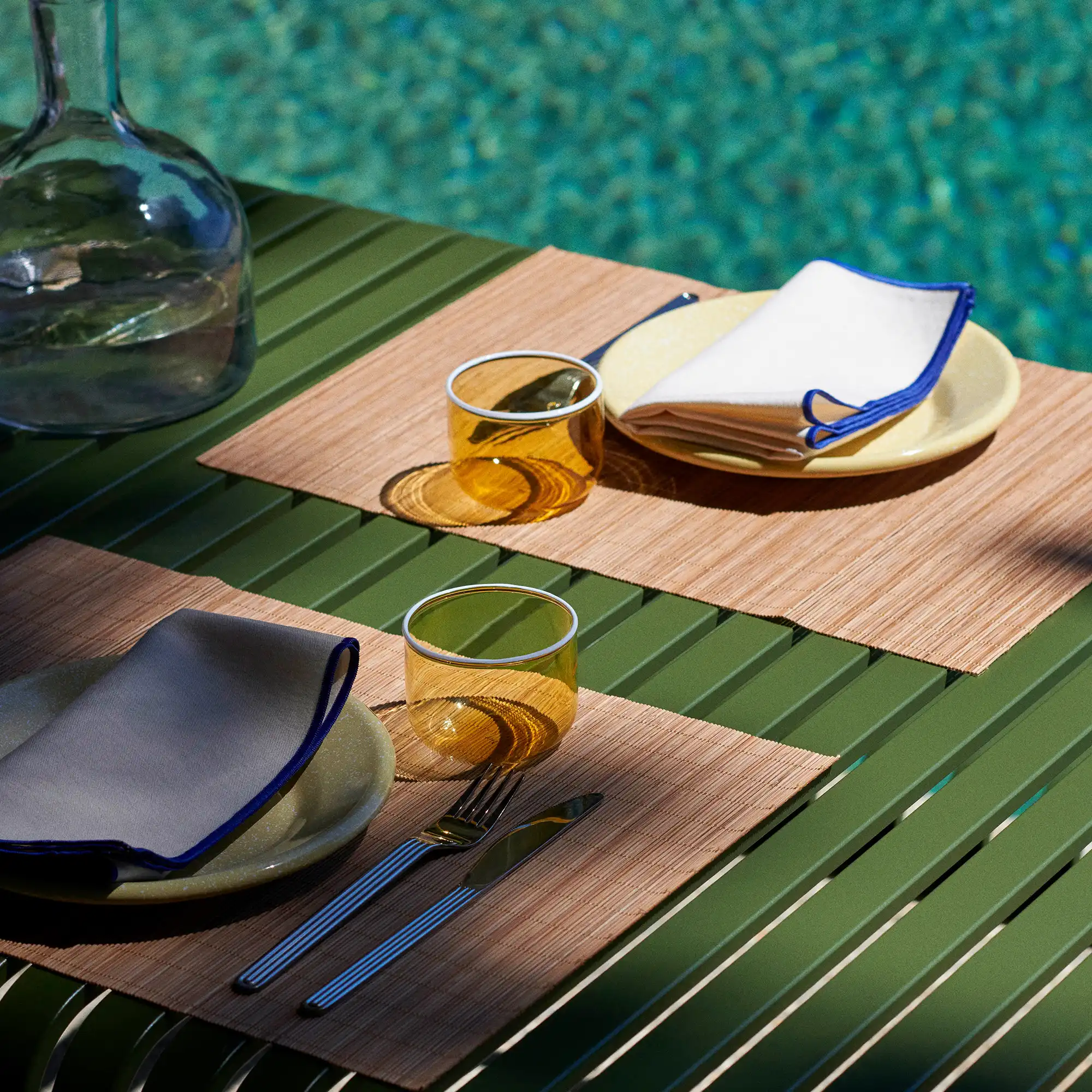 Bamboo Placemat Set Of 2 Natural