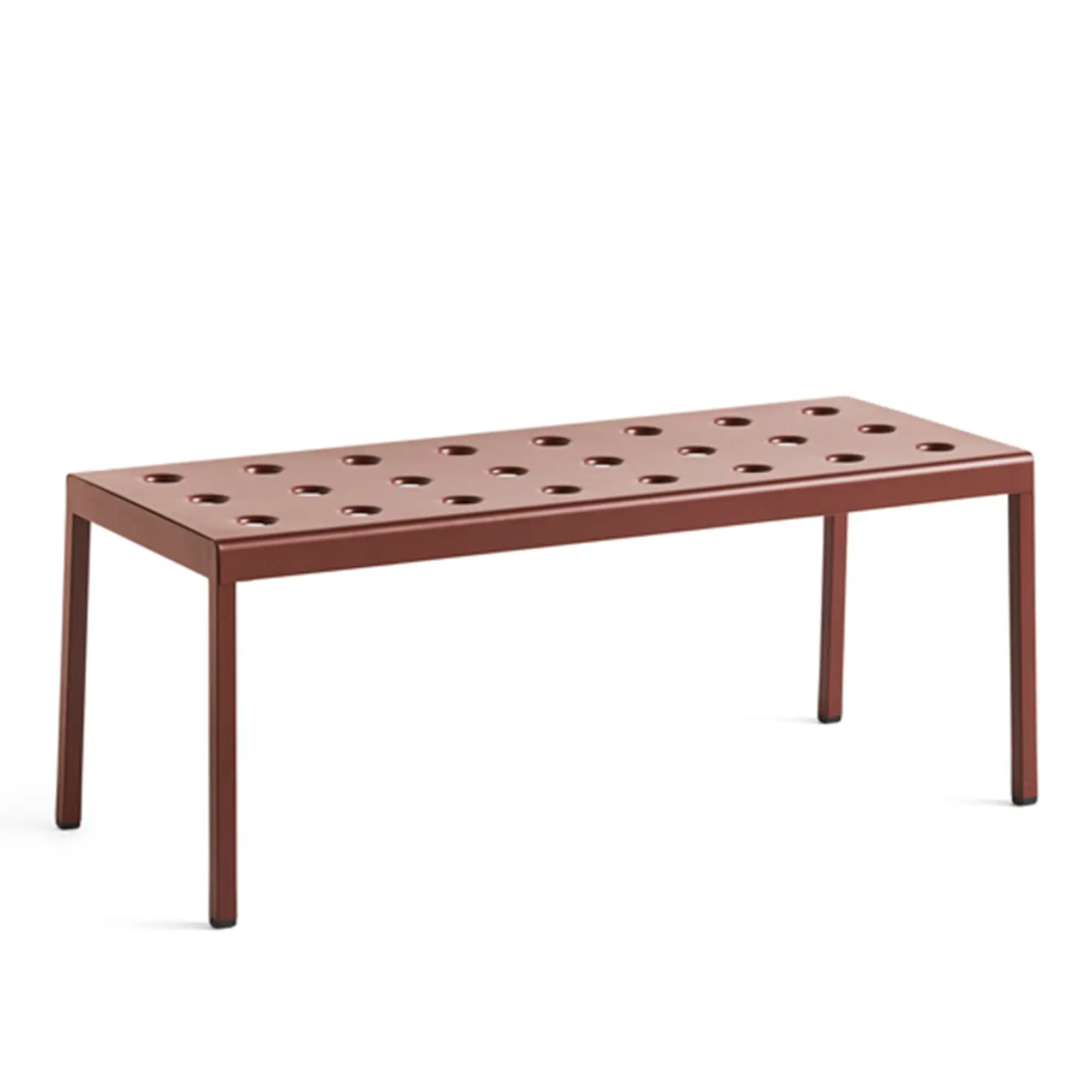 Balcony Low Table 96,5x41 cm / Iron Red