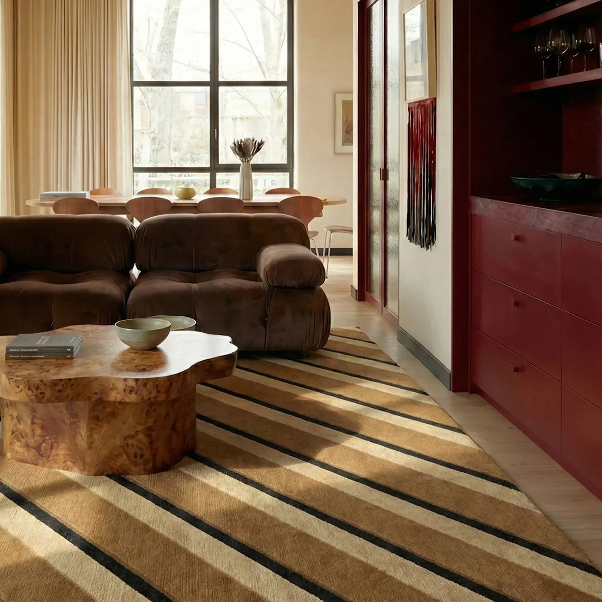 Teklan Diagonal Sand ullteppe