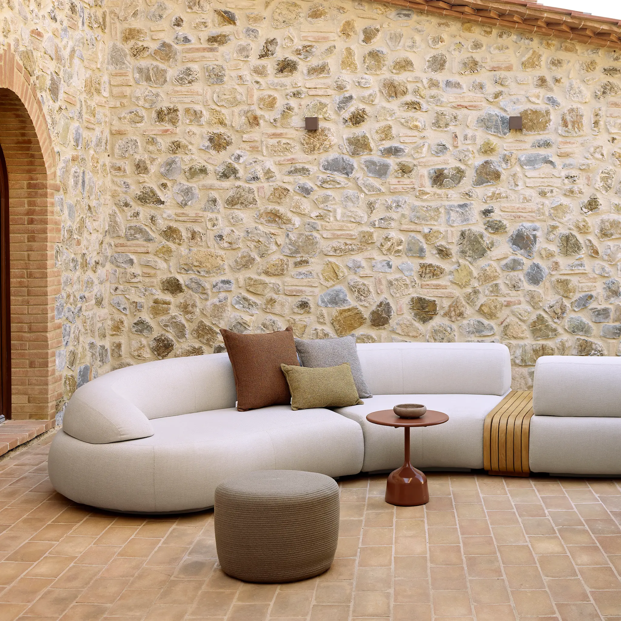 Mellow 4-seters utesofa