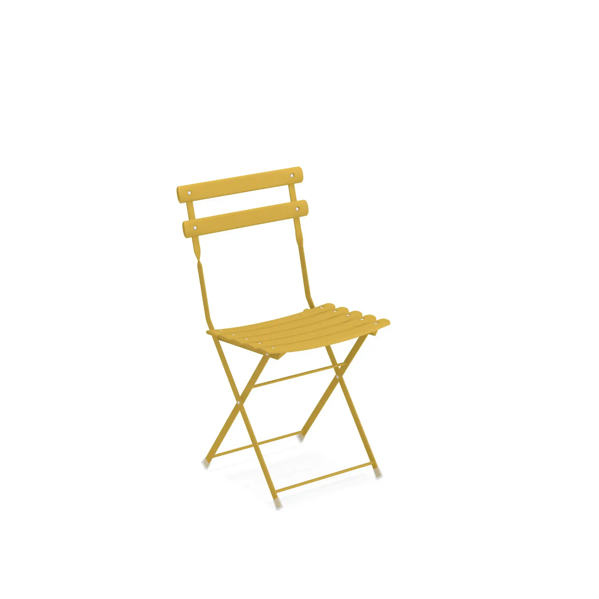 Arc en Ciel Folding Chair, Curry Yellow