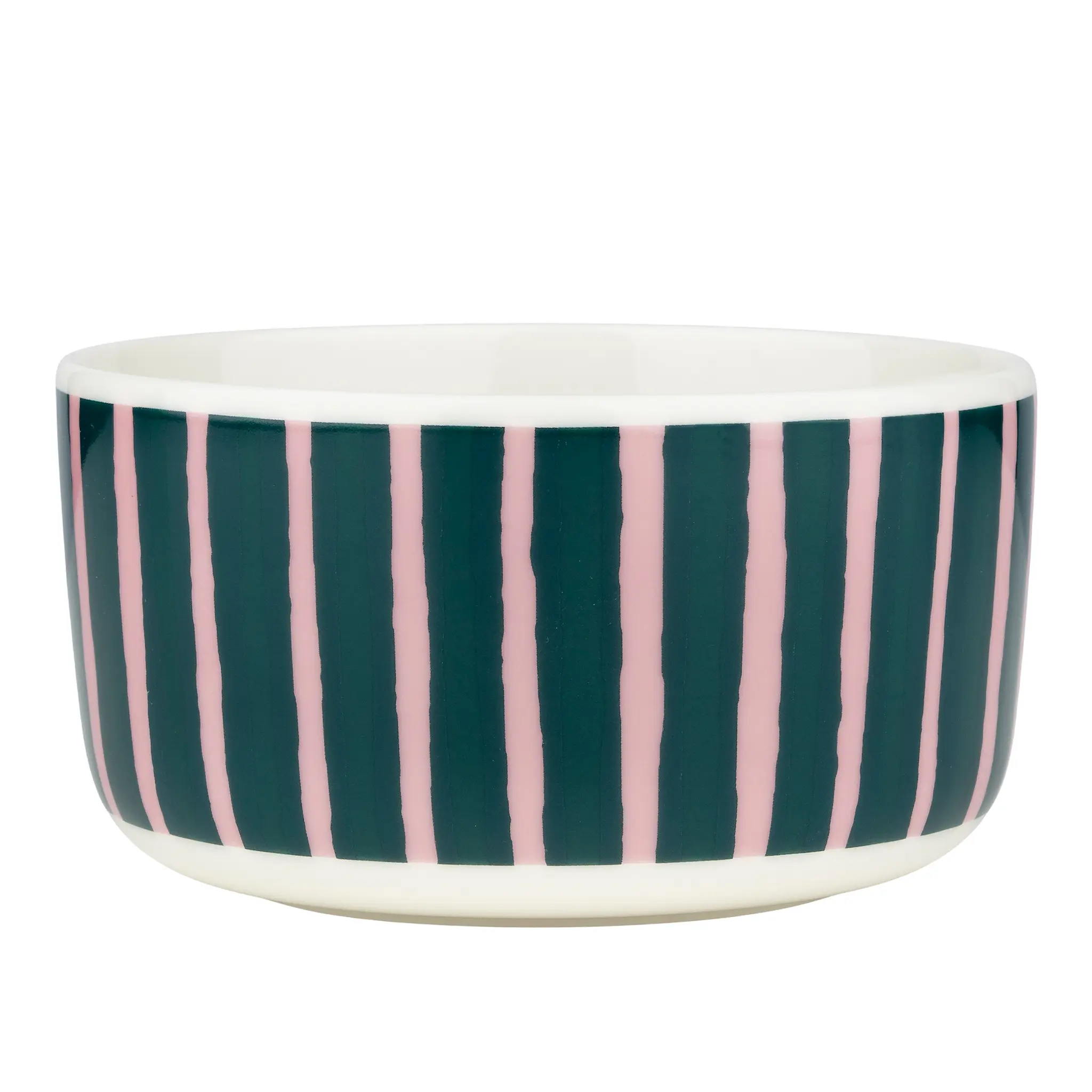 Oiva Piccolo White, Pink, Dk. Green bolle 5 dl