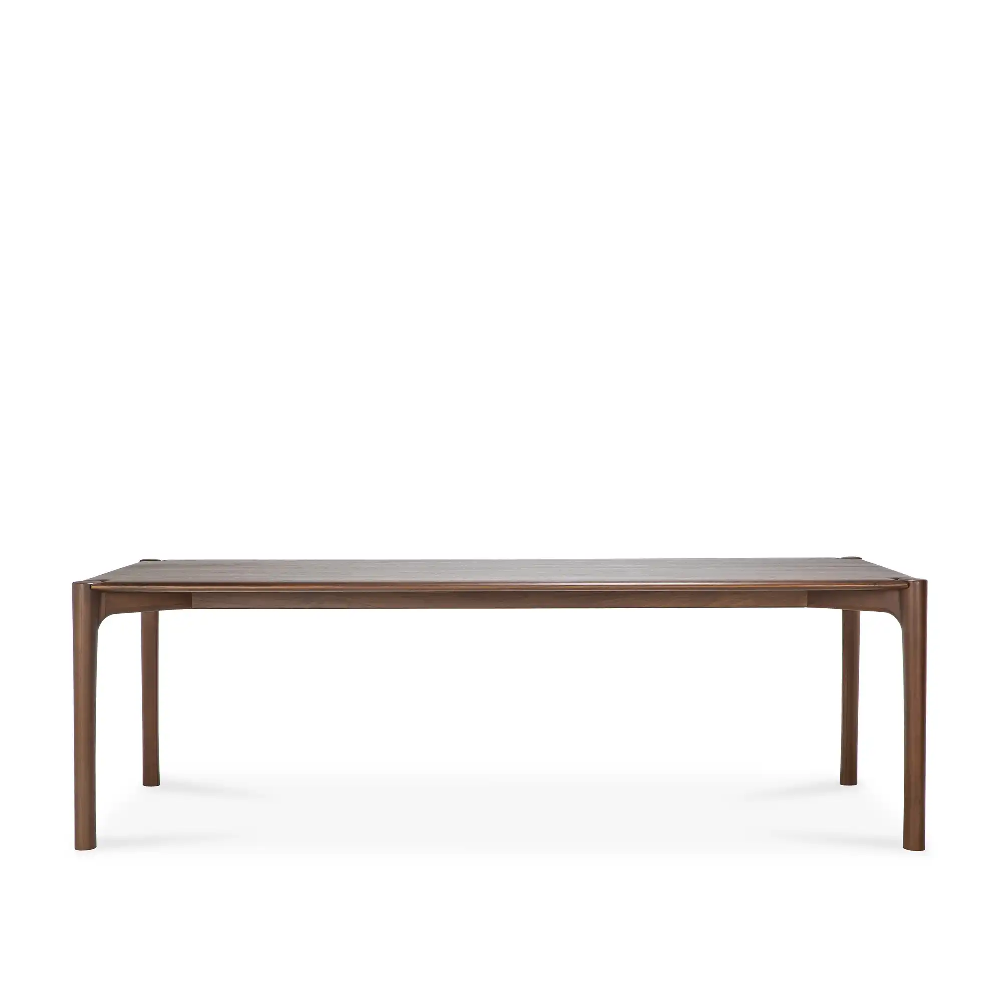 PI Dining Table - Varnished Teak - Brown - Rectangular, 240 x 100 cm