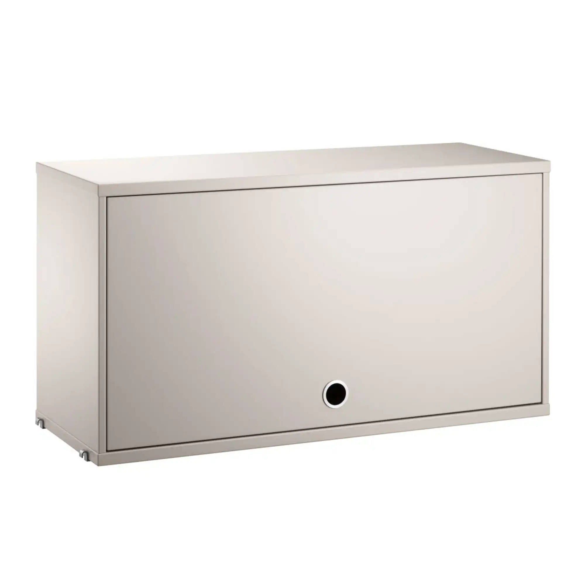 Overskap med foldedør 78x30cm beige