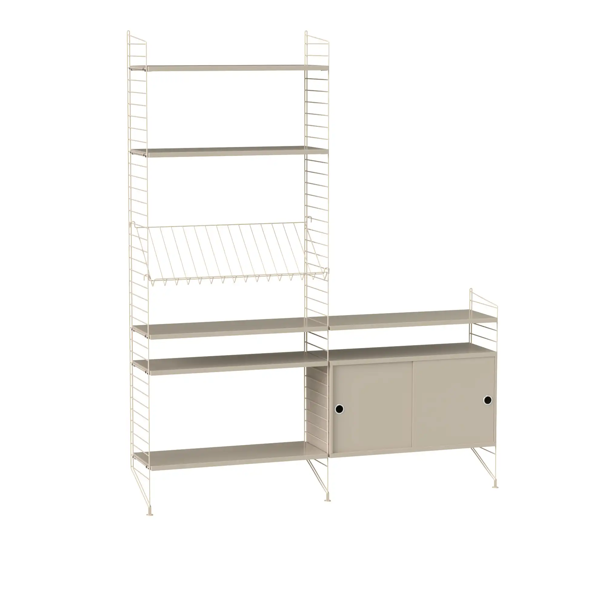 Stue hyllesystem K beige/beige