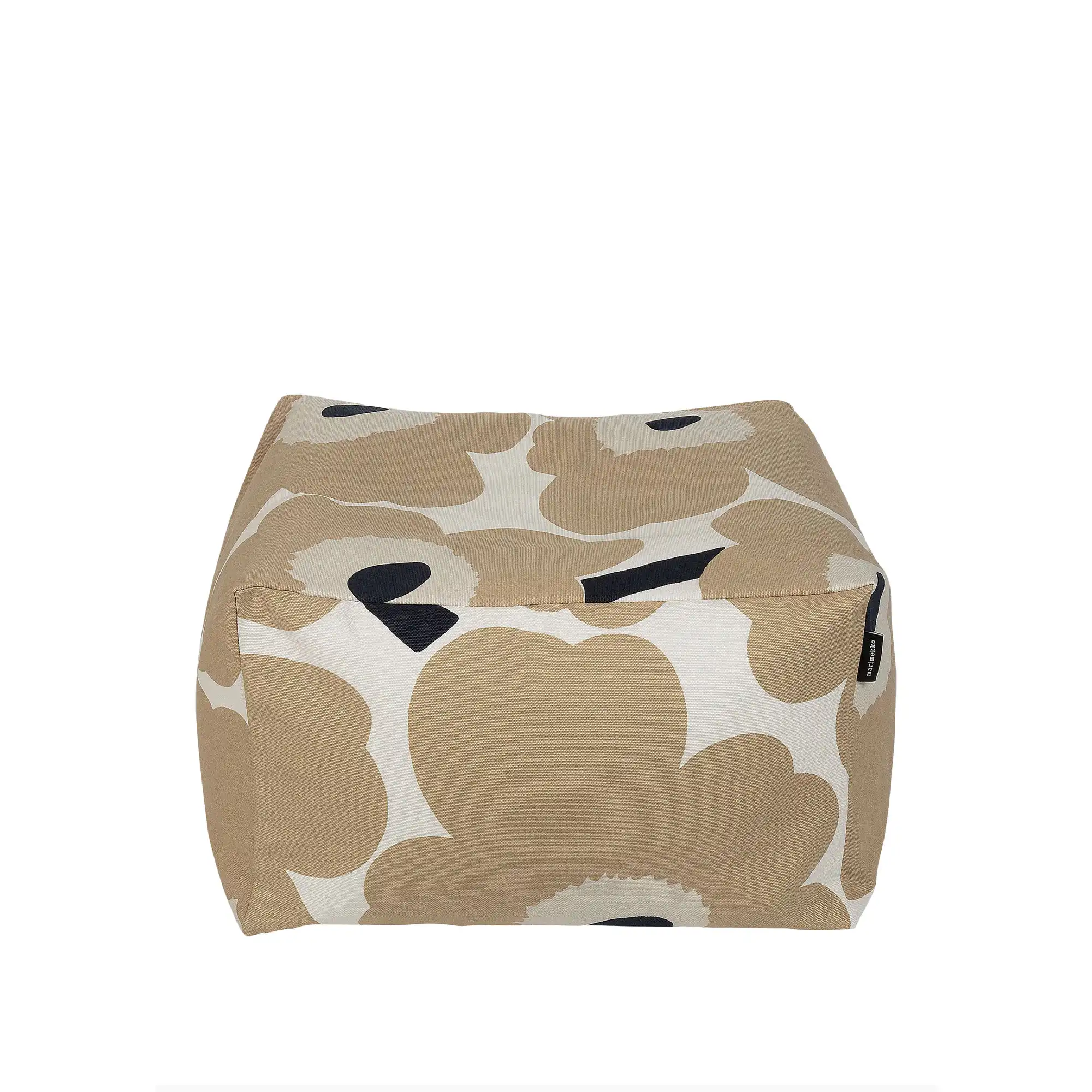 Unikko sittepuff off-white, beige, dark blue