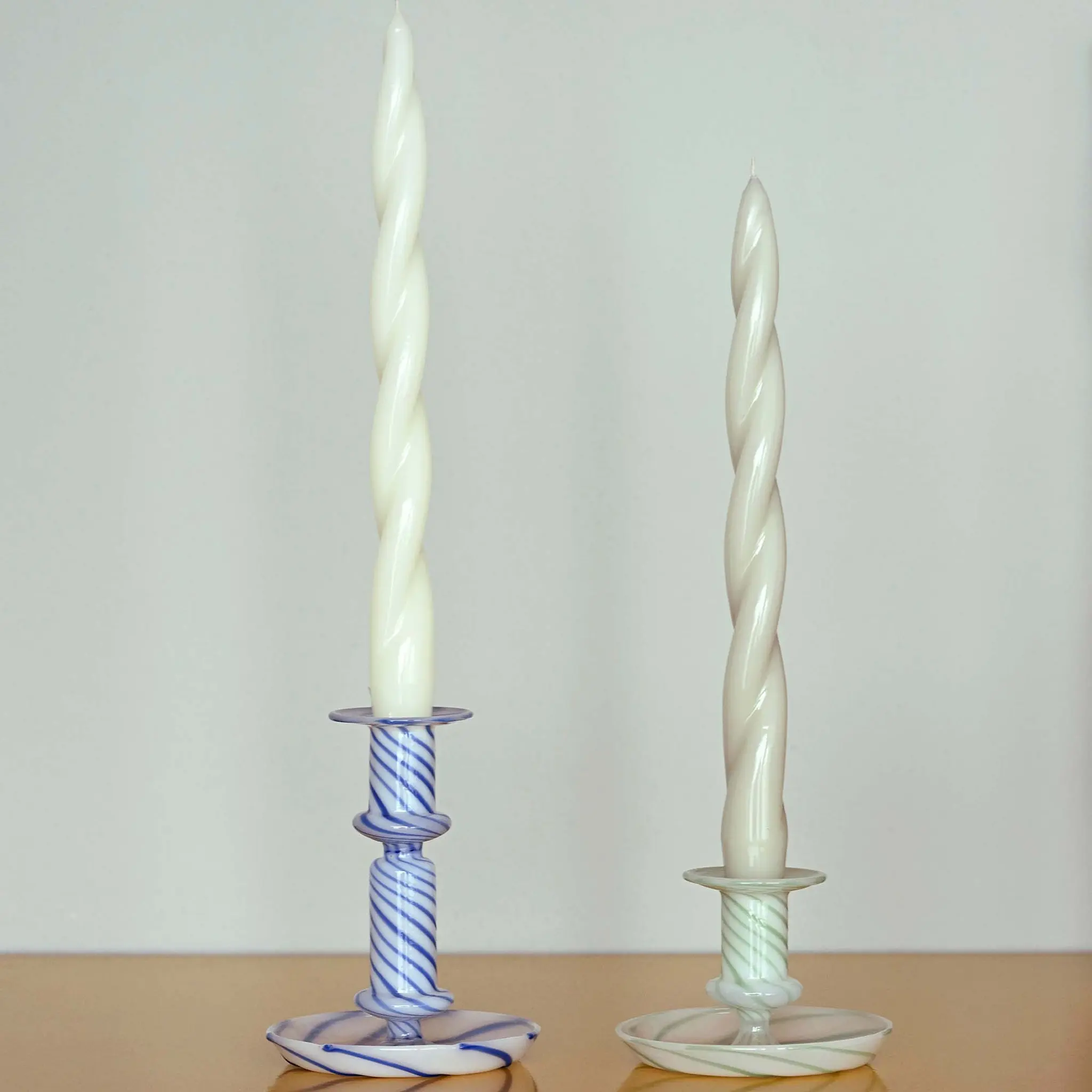 Flare Stripe M Milk / Blue