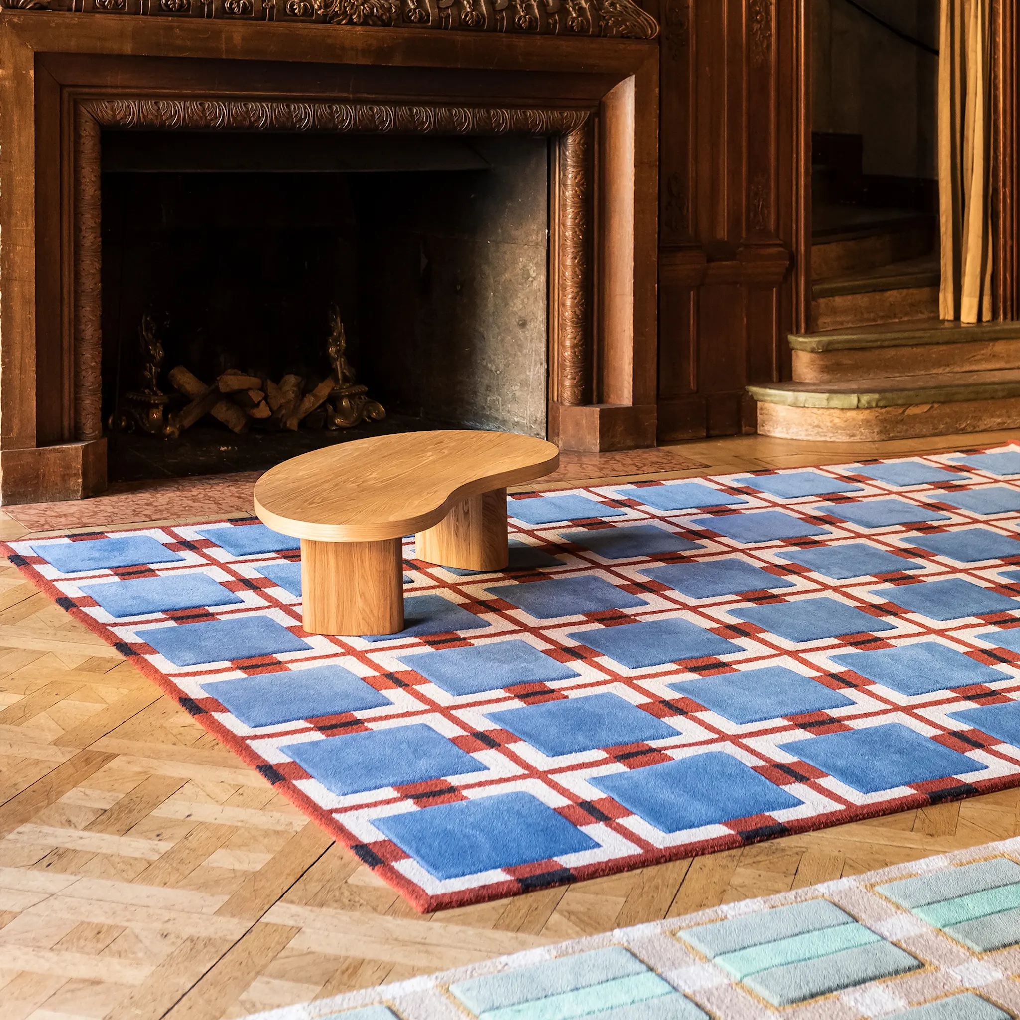 Evelina Kroon Wool Berry Rain ullteppe