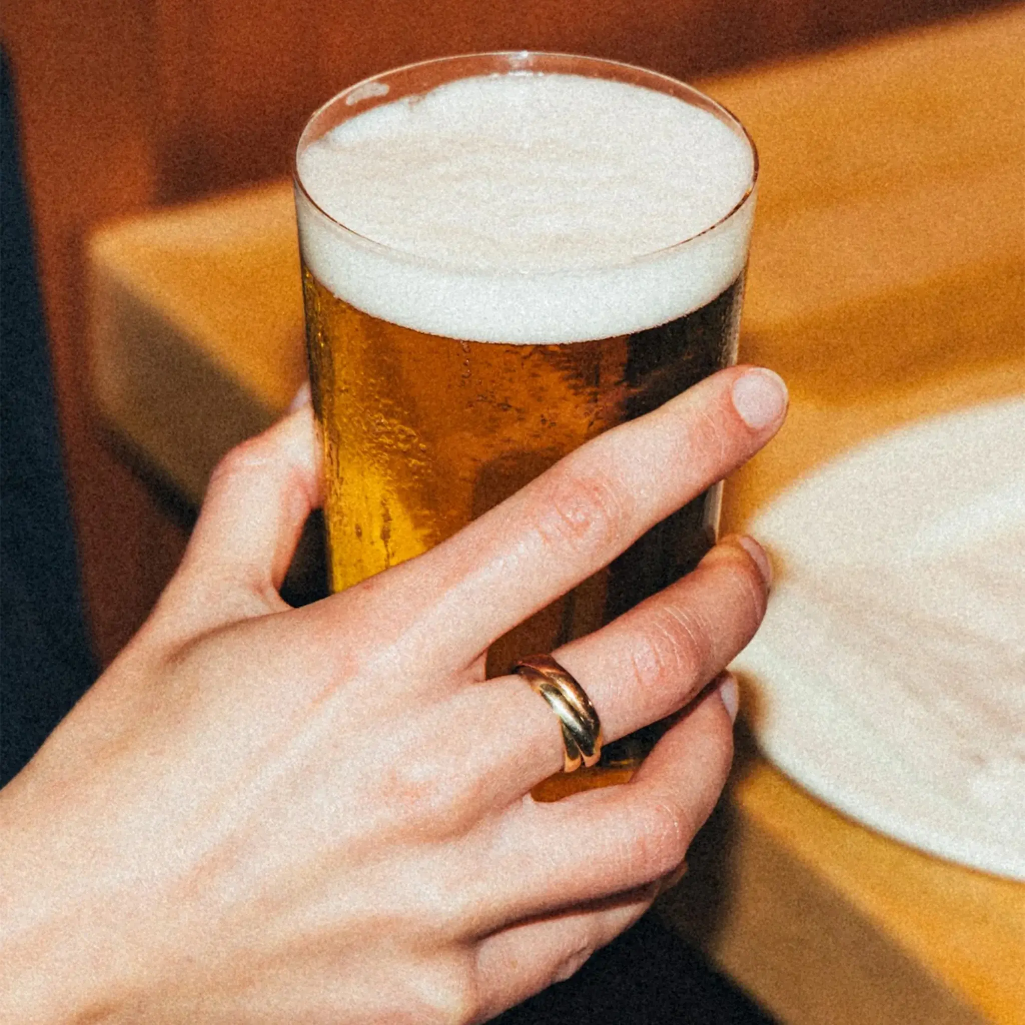 Draft ølglass
