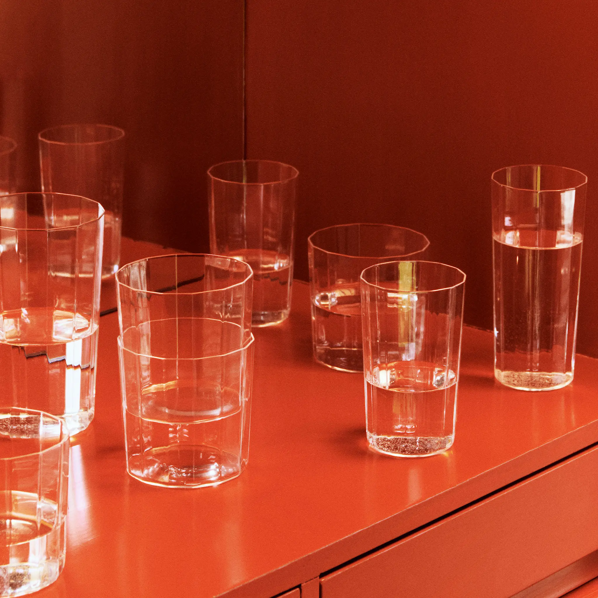 Angle drikkeglass Large 4-pakning