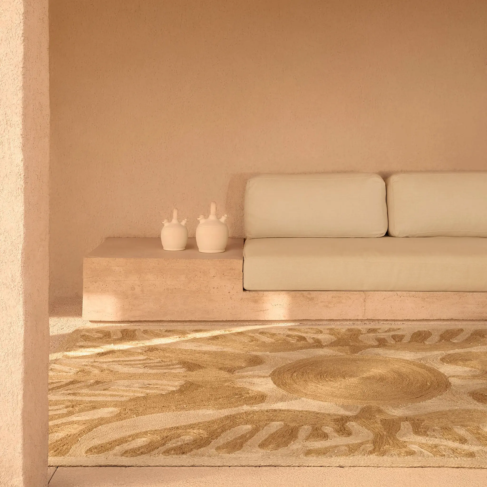 Lucia Eames Sunbirds Natural juteteppe