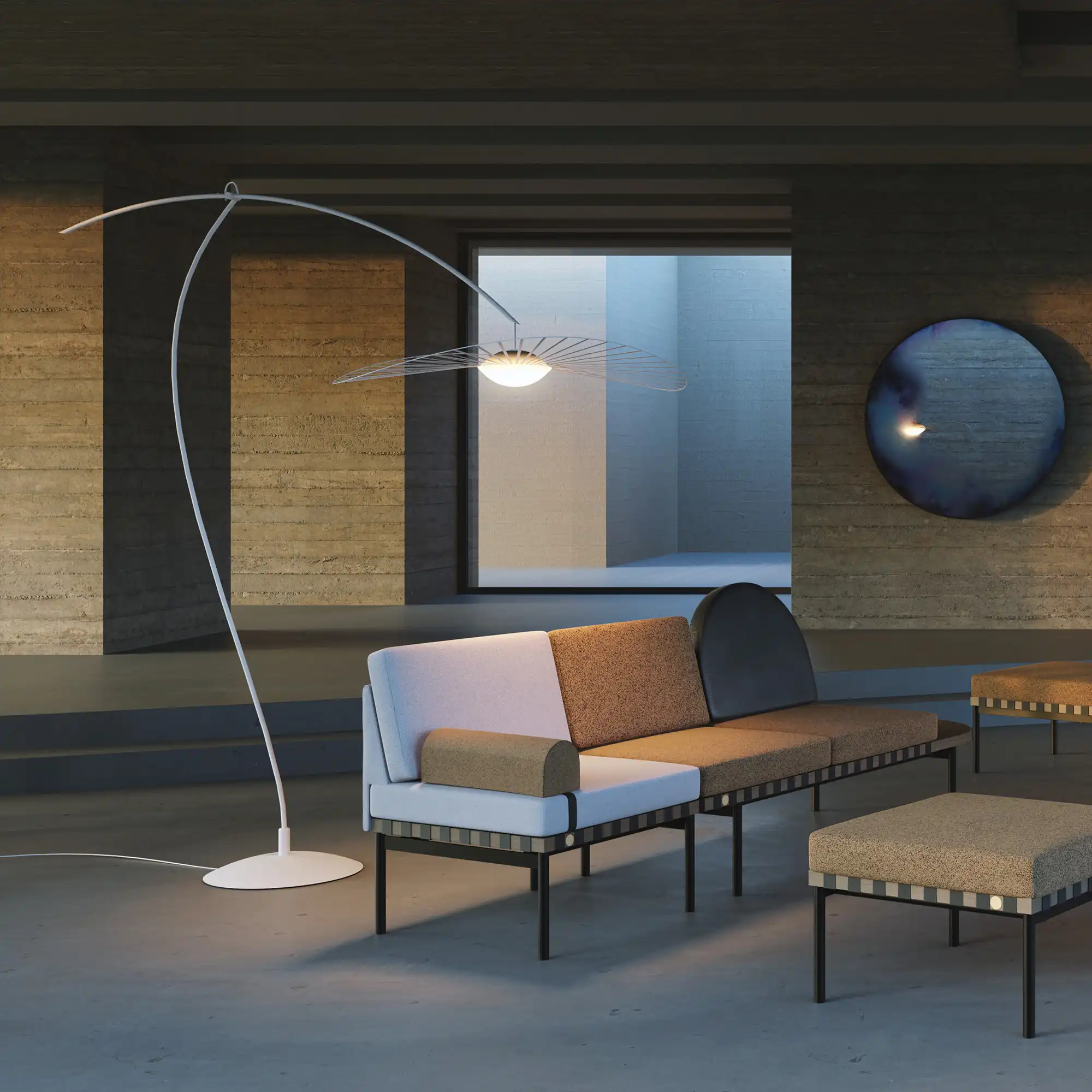 Vertigo Nova Floor Lamp White