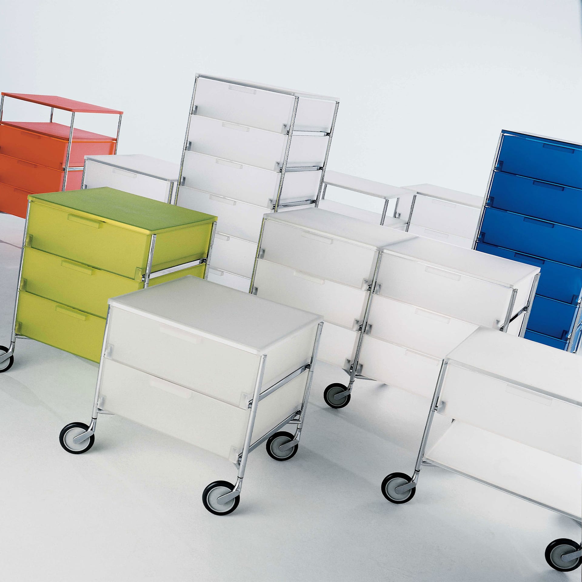 Mobil 4 Drawers with Wheels - Kartell - NO GA