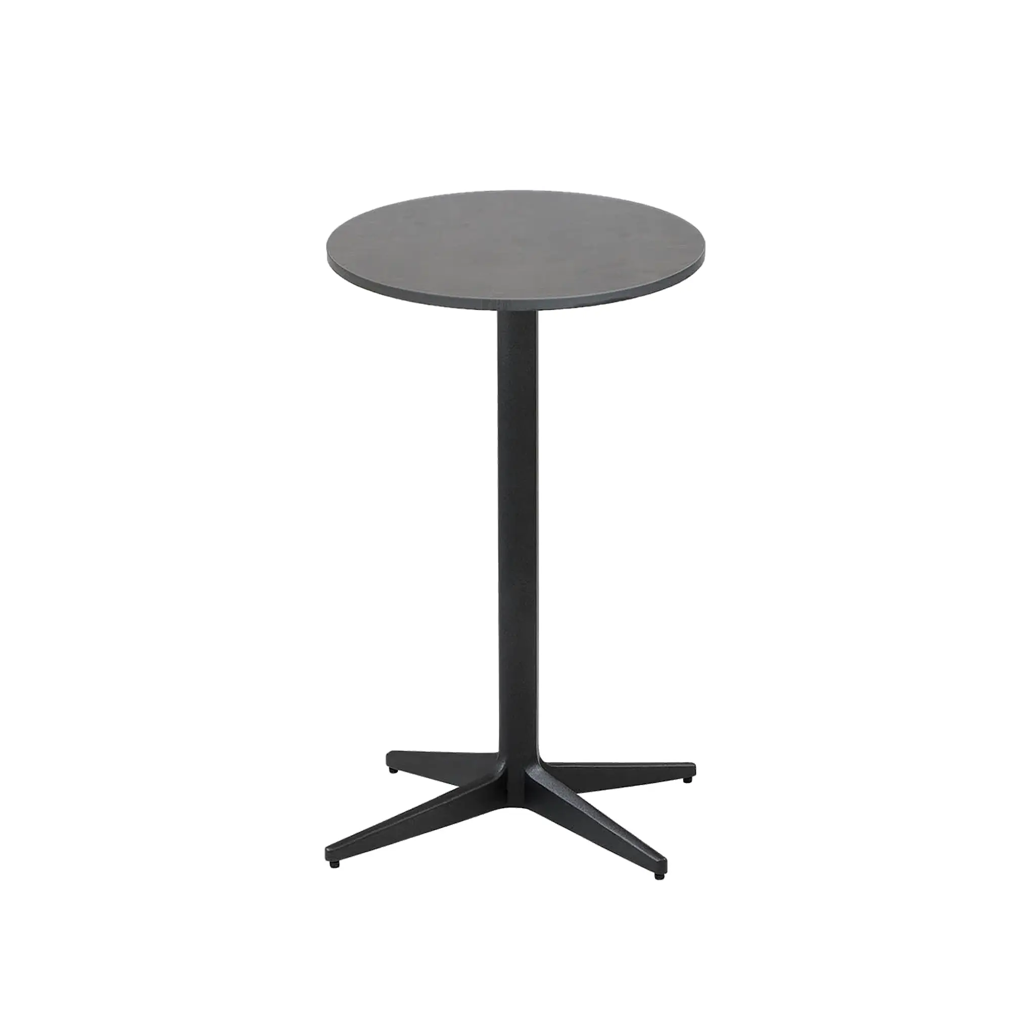 Drop cafebord dia.45 cm  dark grey structure