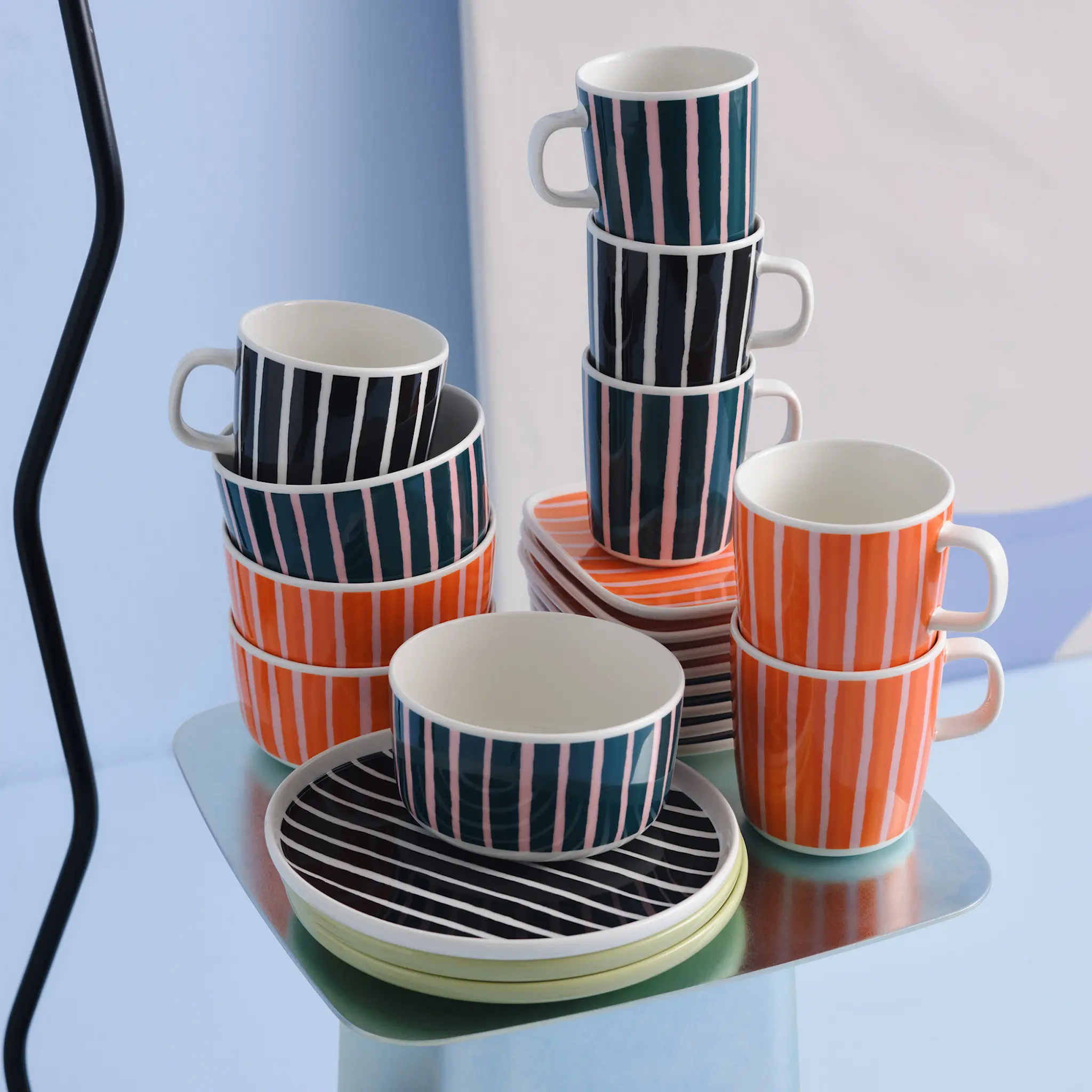 Piccolo White, Pink, Orange krus 4 dl