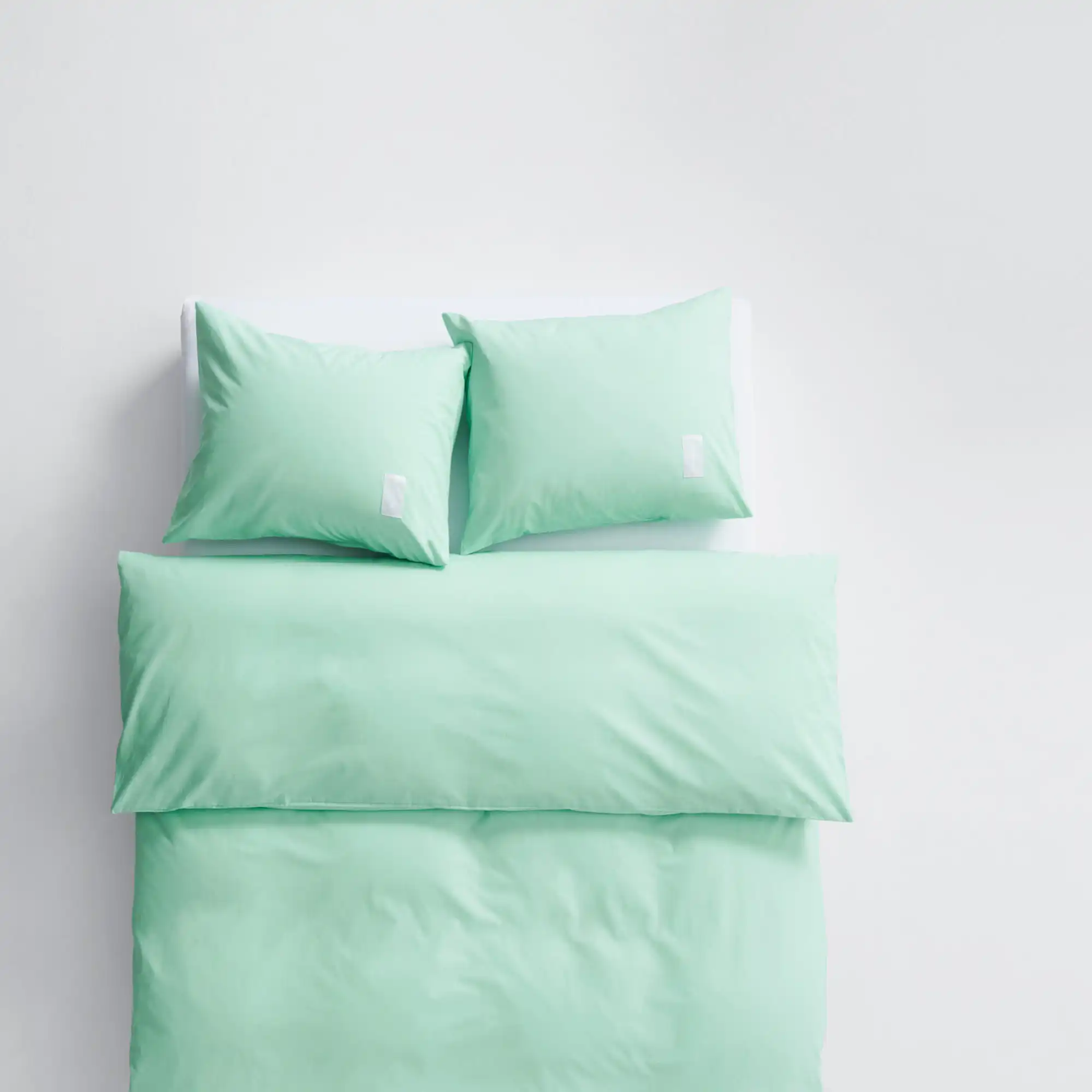 Pure Duvet Cover Poplin Pale Green