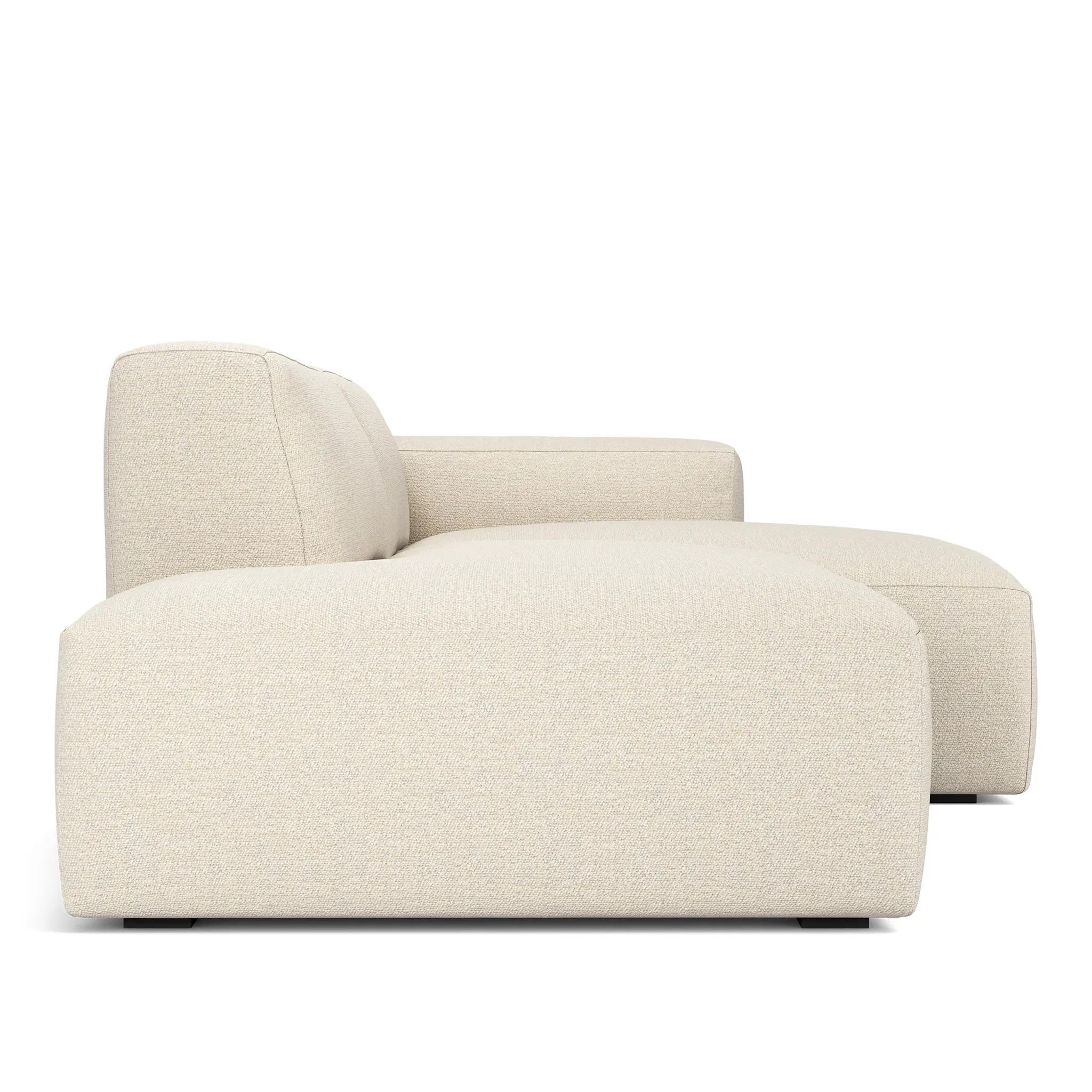 Brick 2-seters sofa sjeselong åpen ende venstre