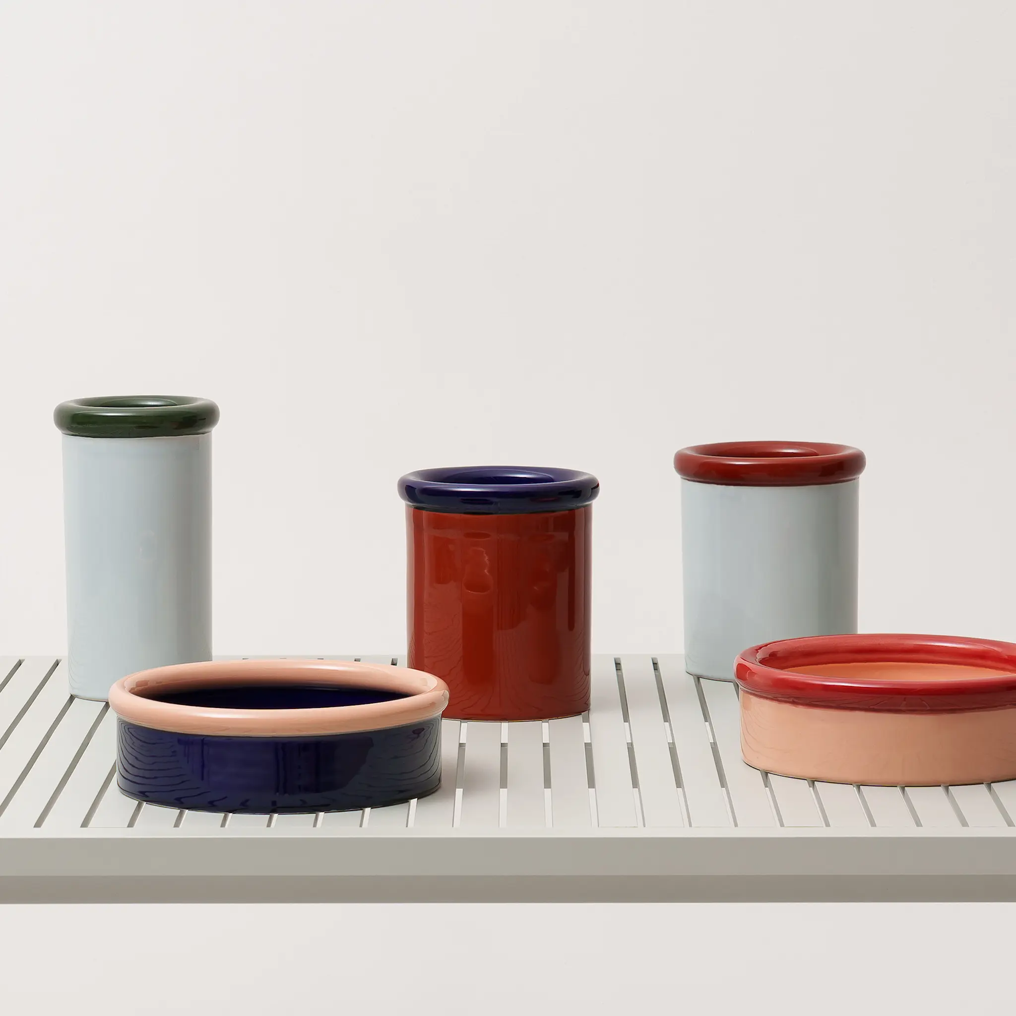 ROD Bowl ceramic H70 x Ø233 Red/Coral