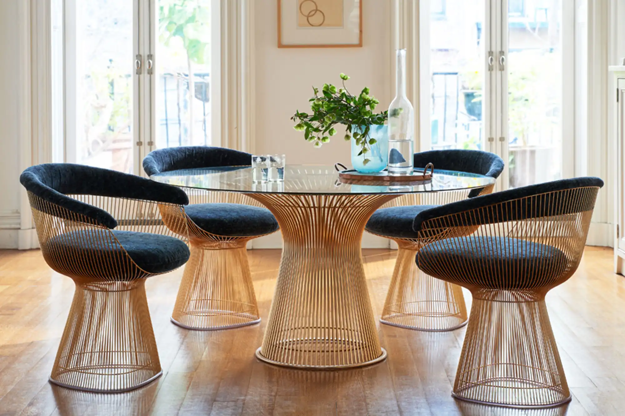 Platner Dining Table - 18k gull