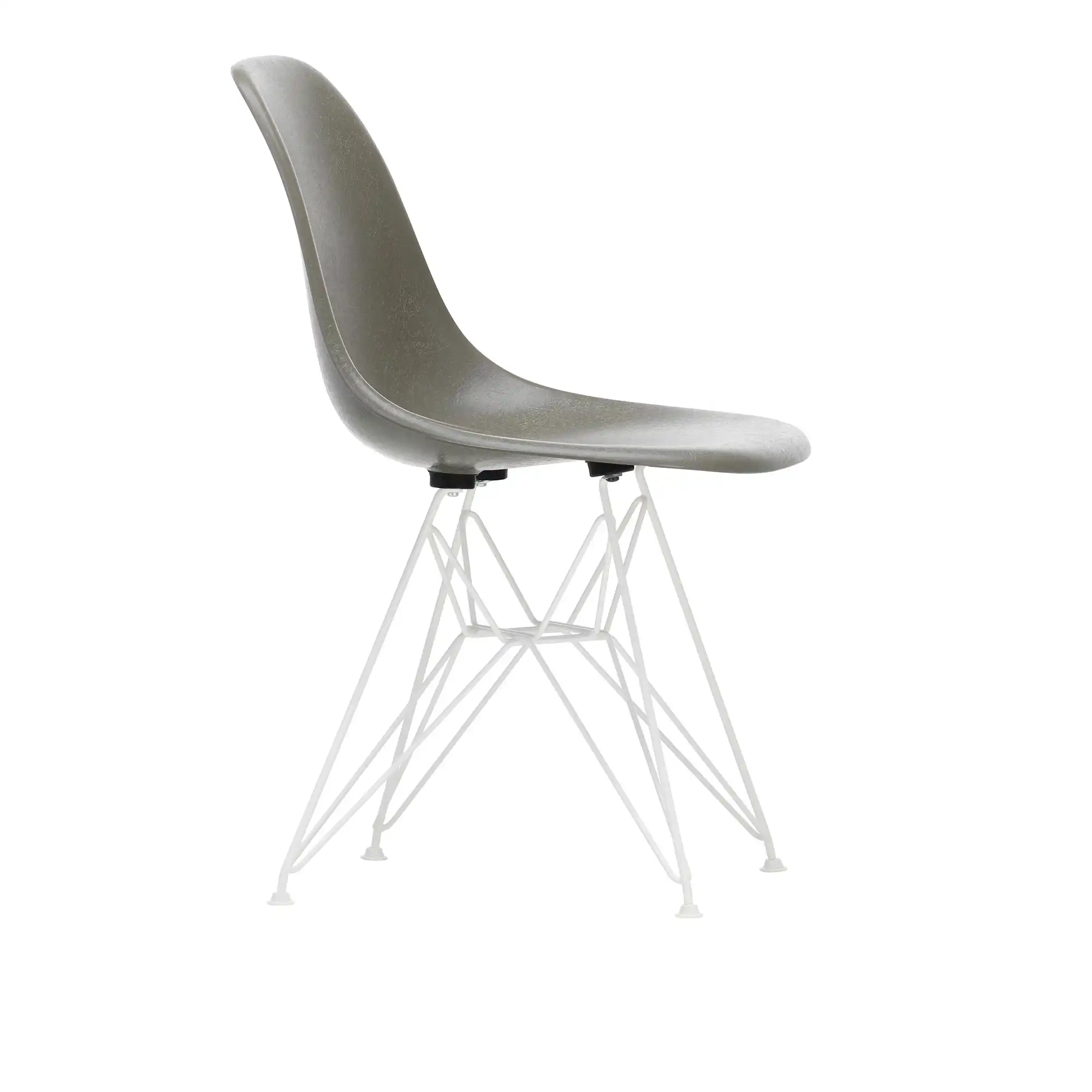 Eames Fiberglass Chair DSR stol White