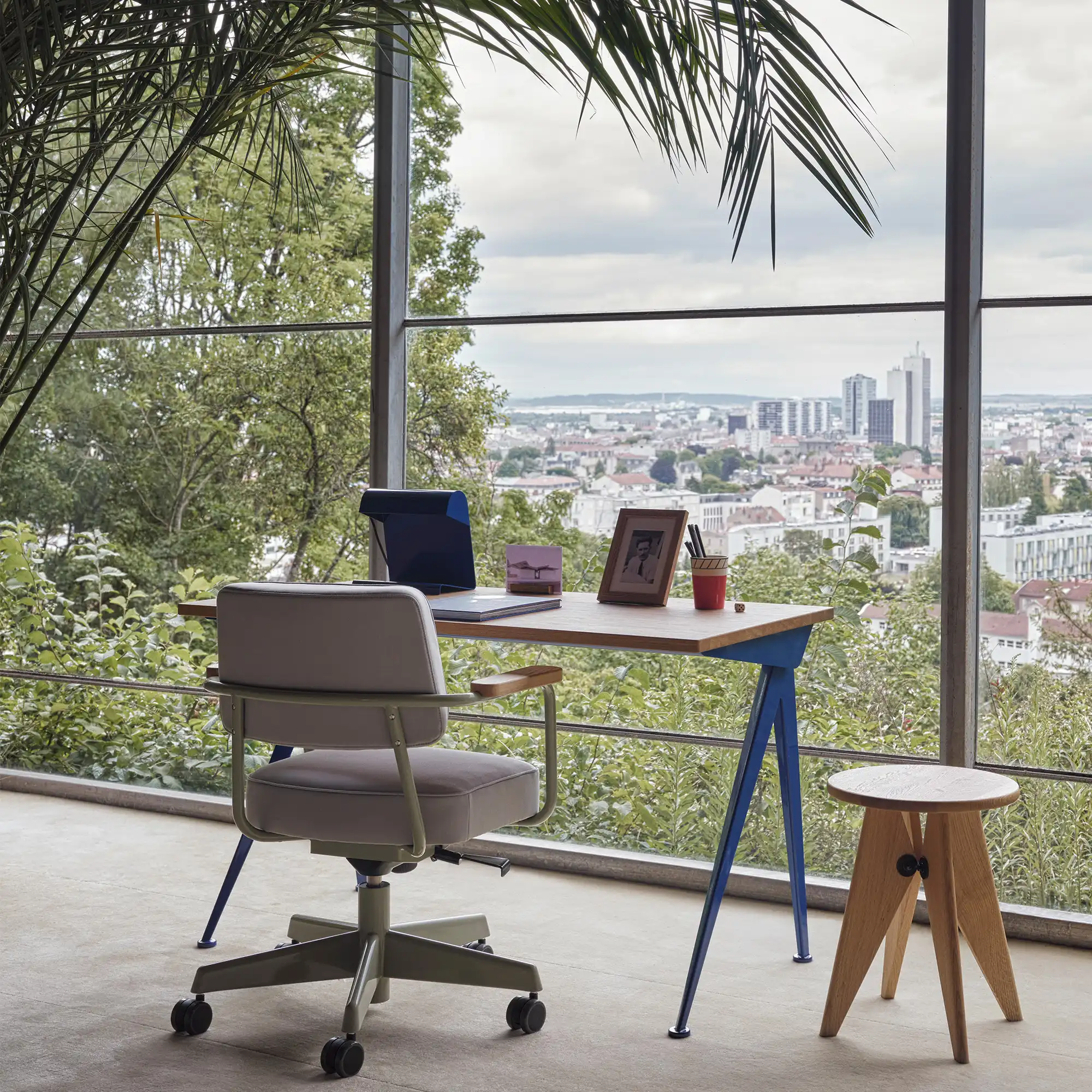 Lampe De Bureau Japanese Red