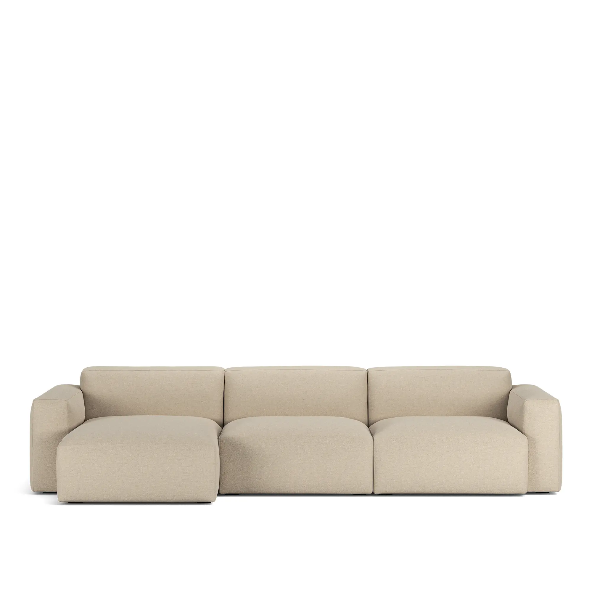 Brick 3-seters sofa sjeselong venstre