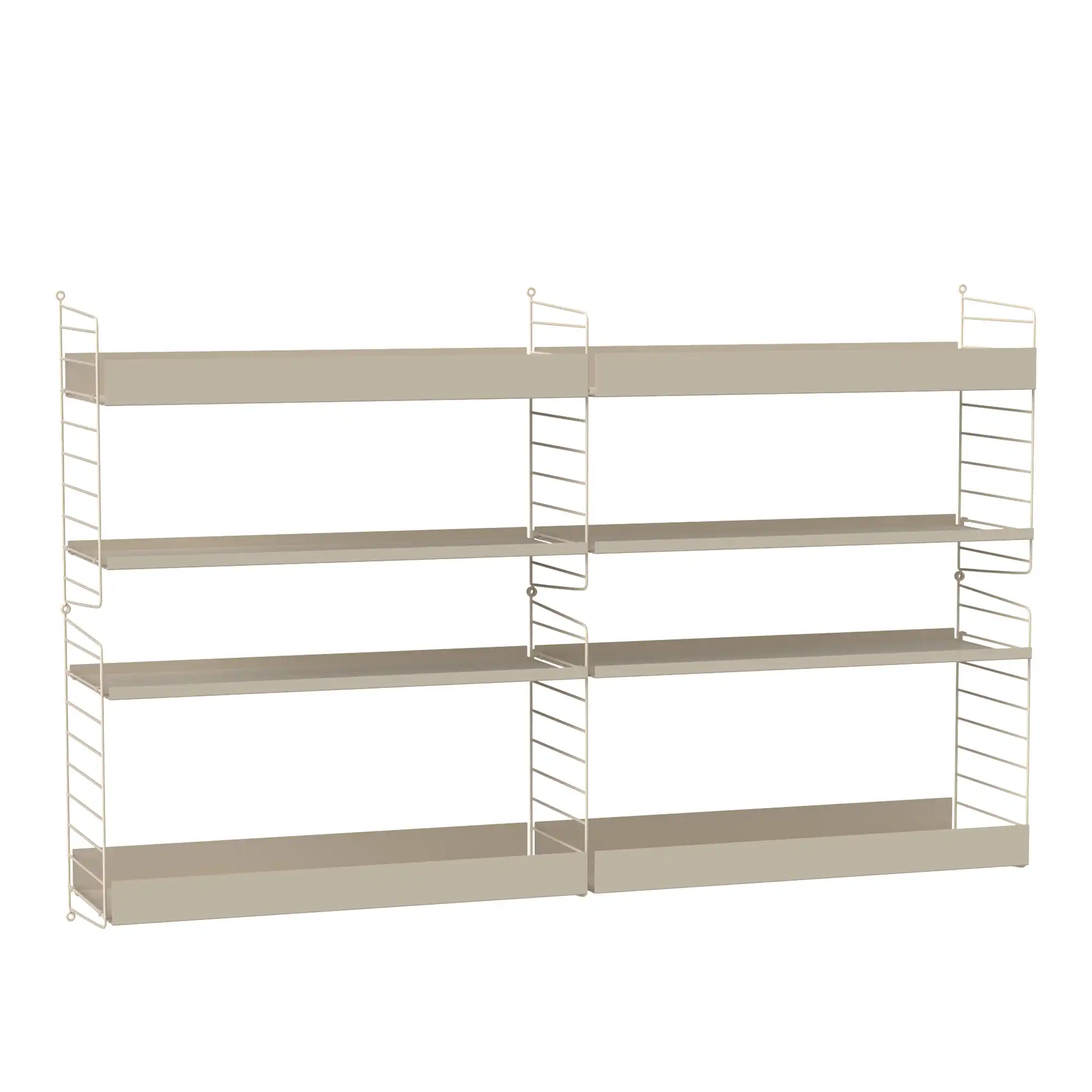 Vardagsrum hyllsystem L beige/beige