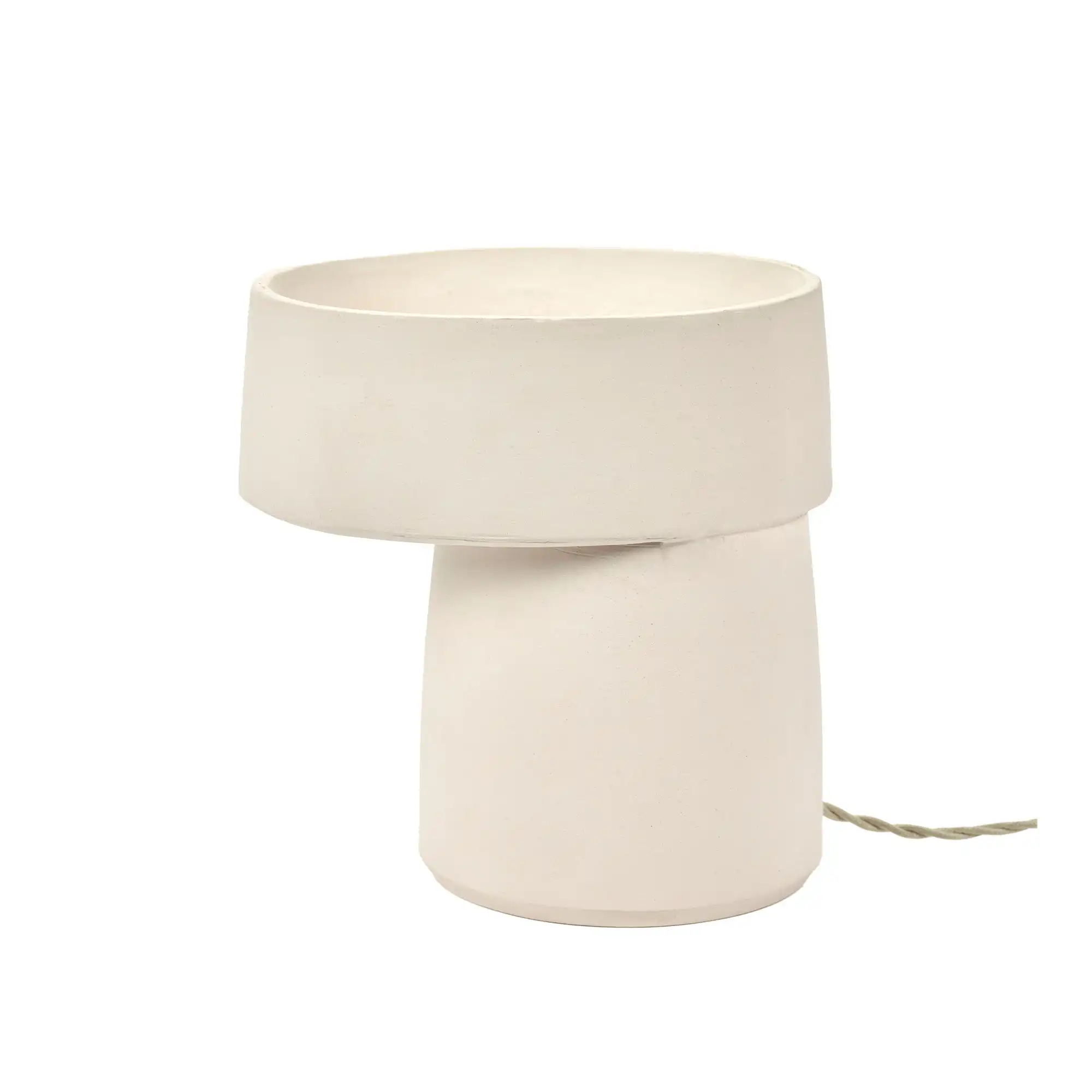 Bordlampe hvit romé 01