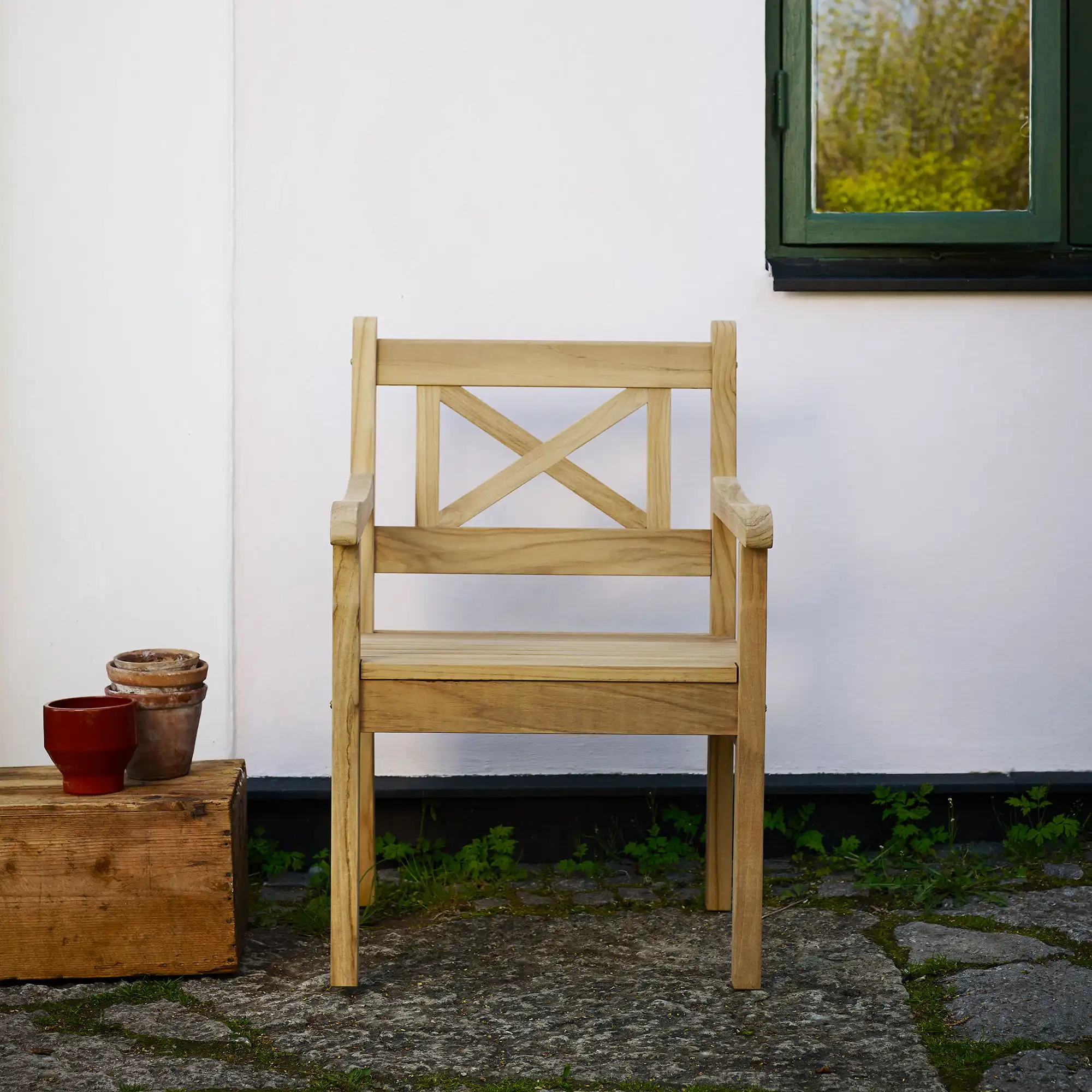 Skagen Teak Karmstol