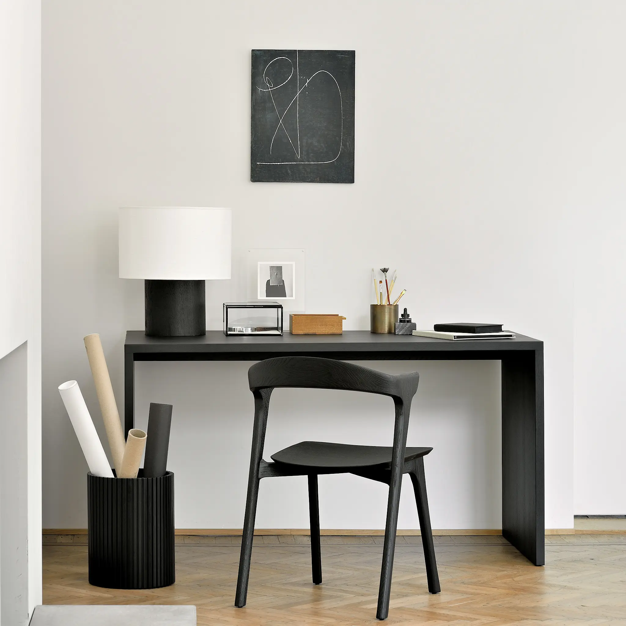 U Desk Oak