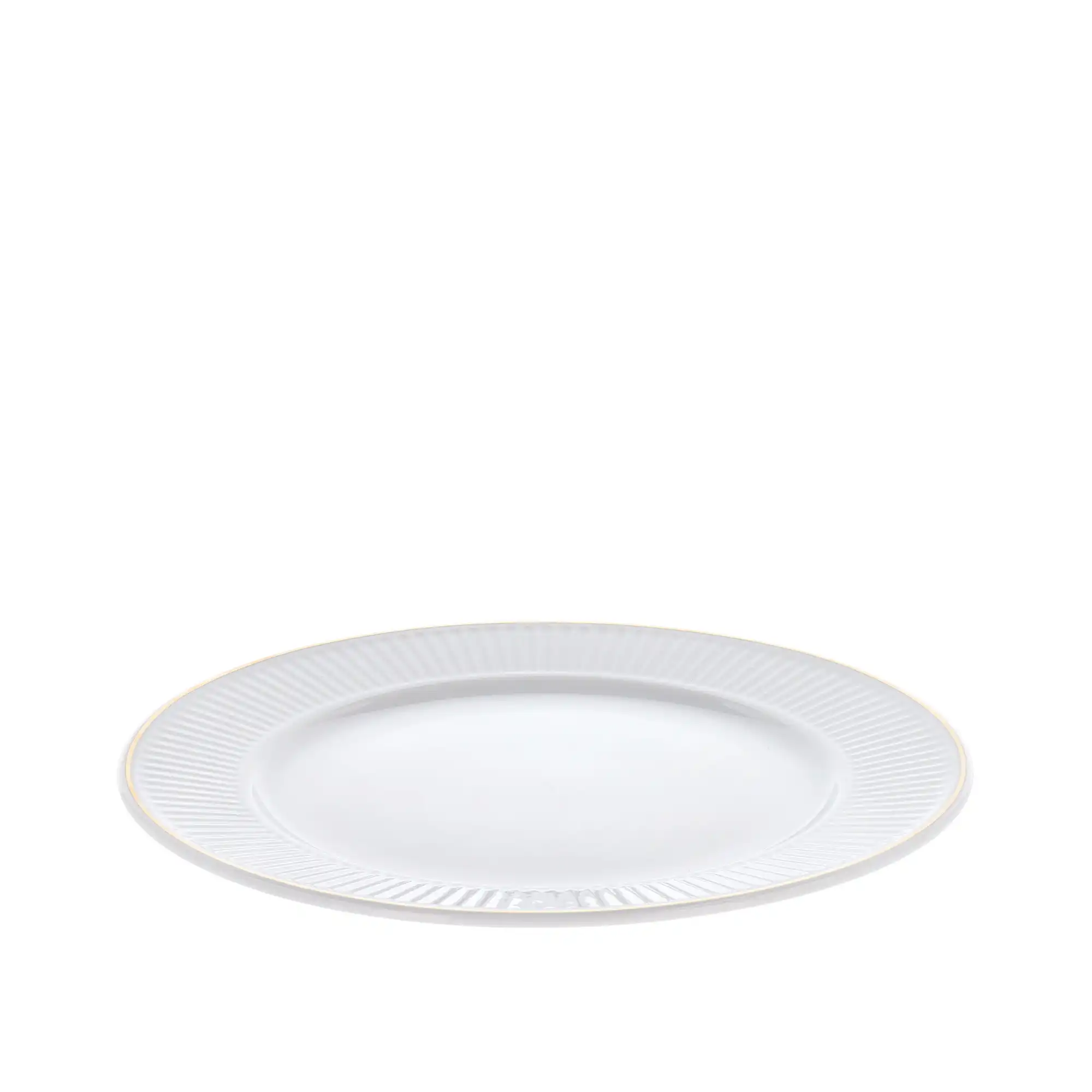 Plissé Flat Plate 22 cm Ovenproof Porcelain