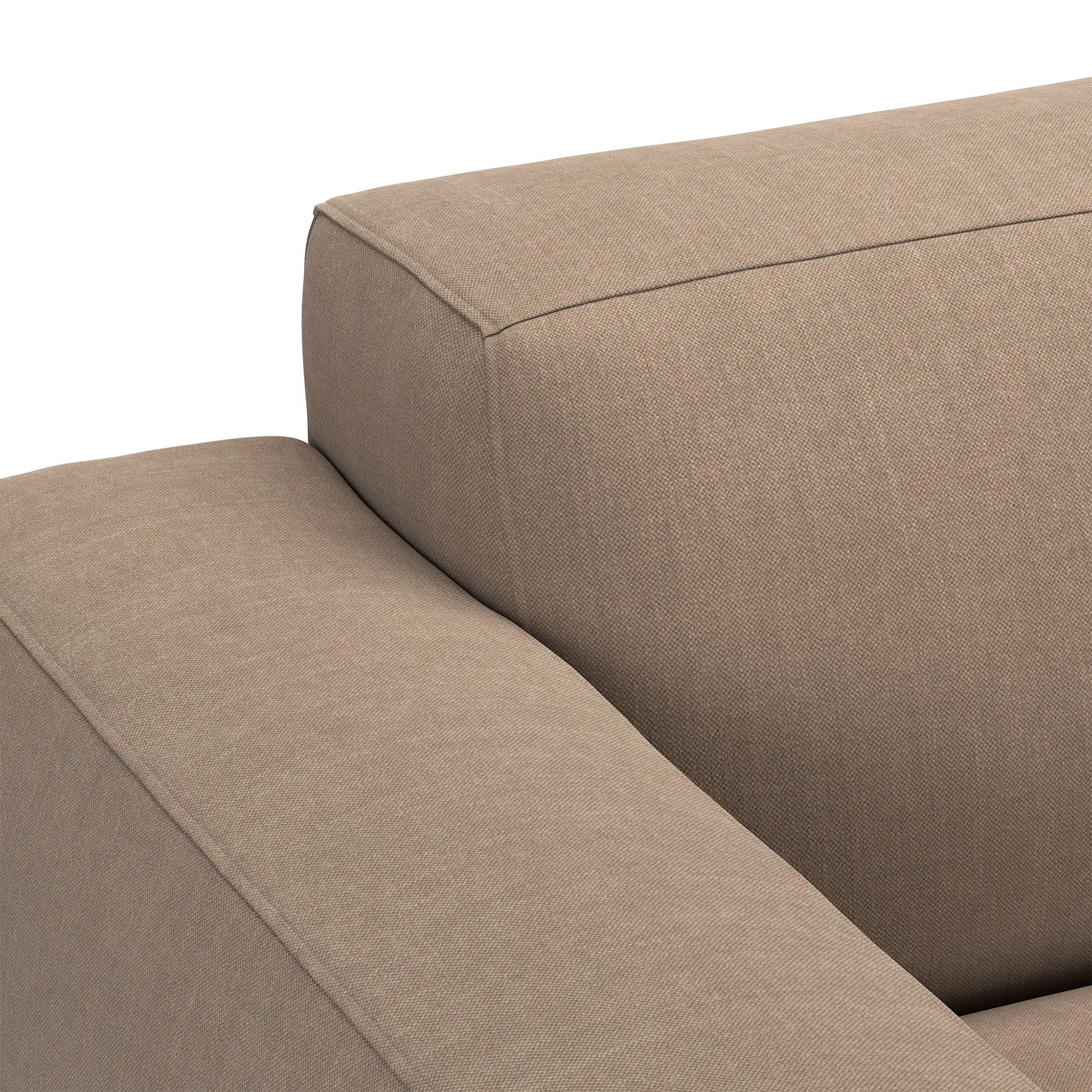 Brick 2-seters sofa sjeselong åpen ende høyre