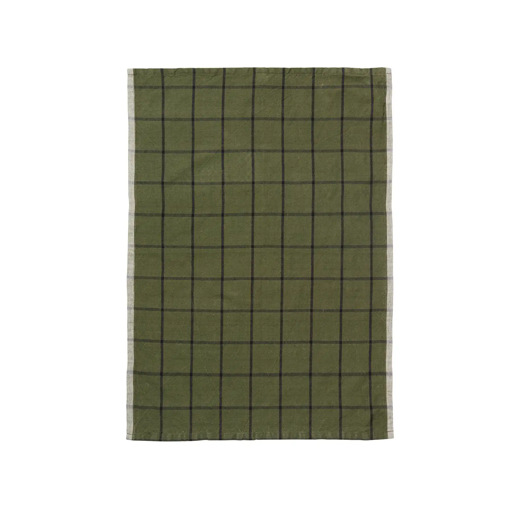 Hale Tea Towel Green / Black