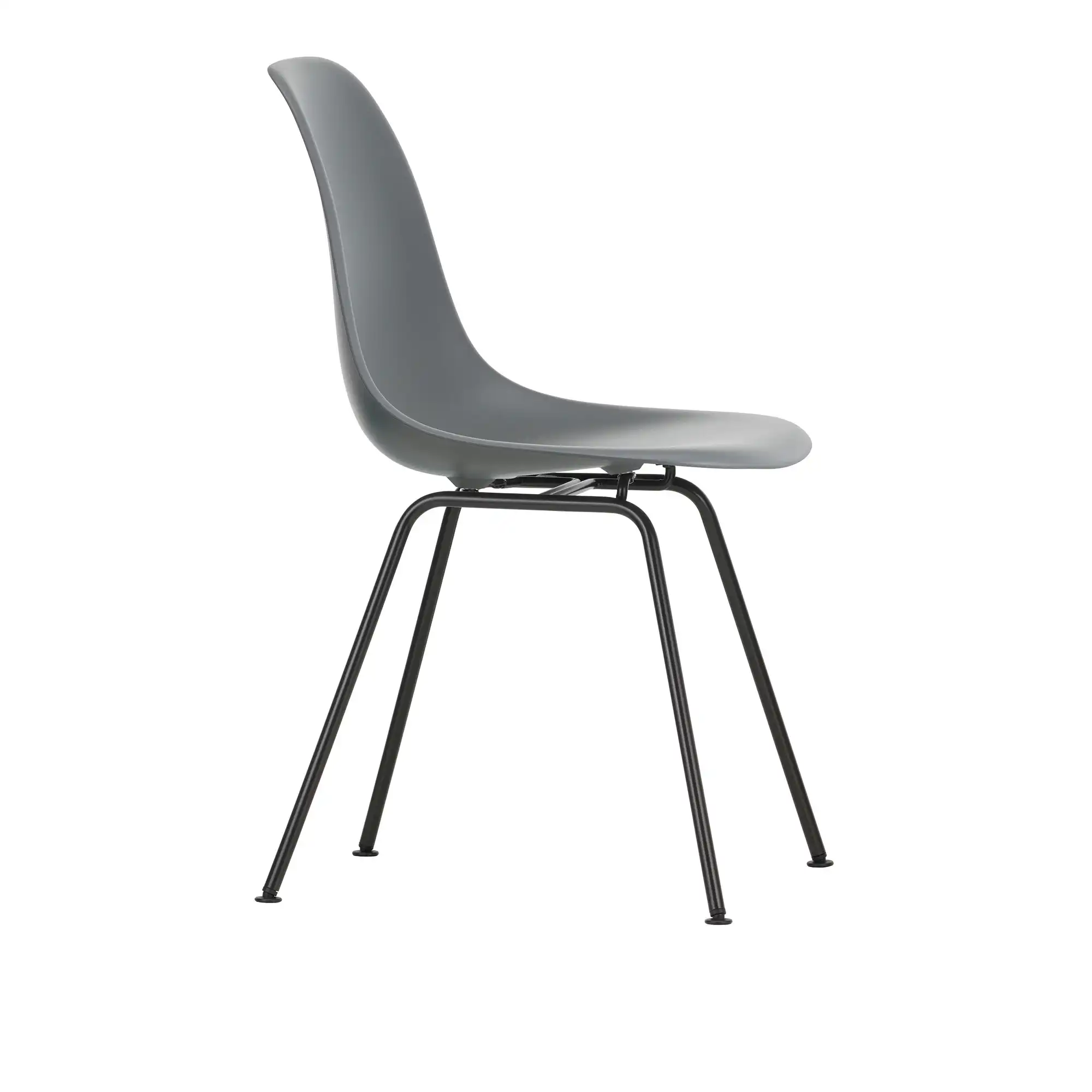 Eames Plastic Chair DSX - 56 Granite Grey - Basic Dark Base