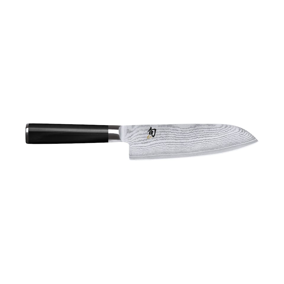 SHUN CLASSIC Santoku-kniv, 18 cm Sort skaft