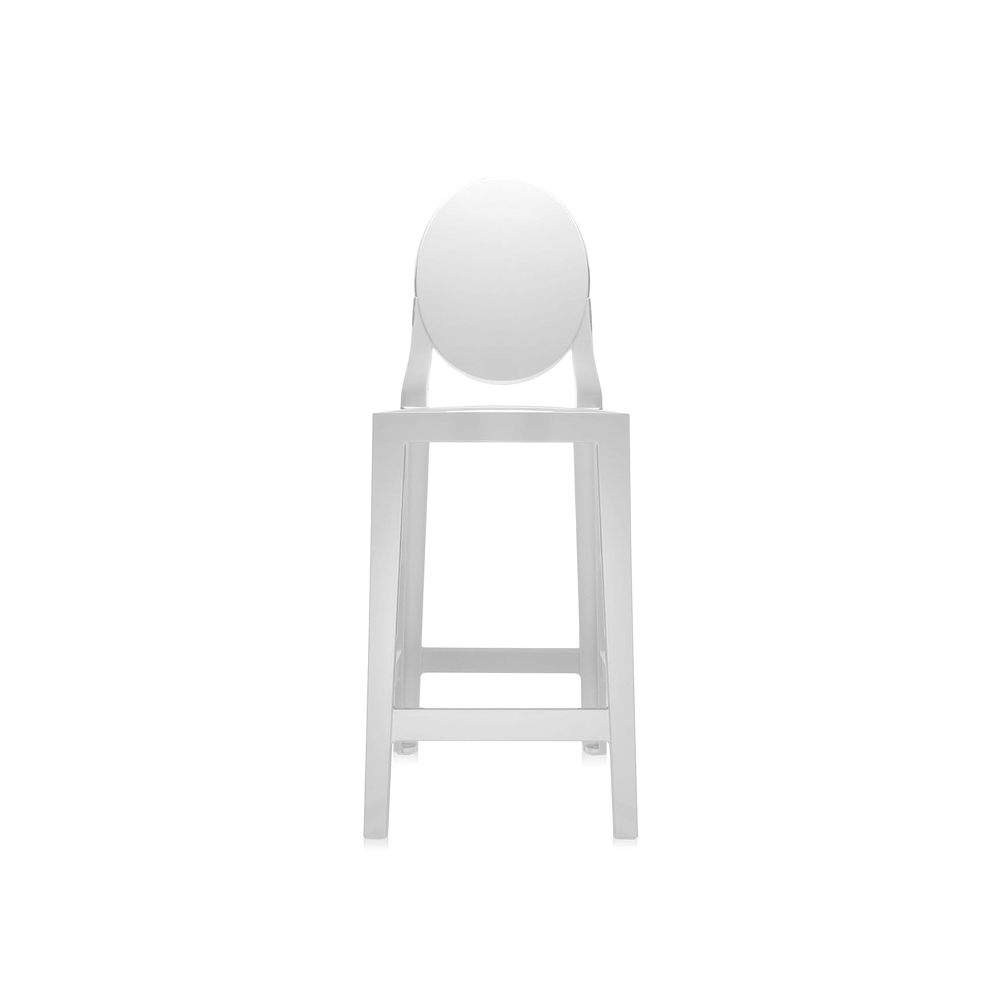 One More Stool Oval Back Rest H.65 cm - Kartell - Philippe Starck - NO GA